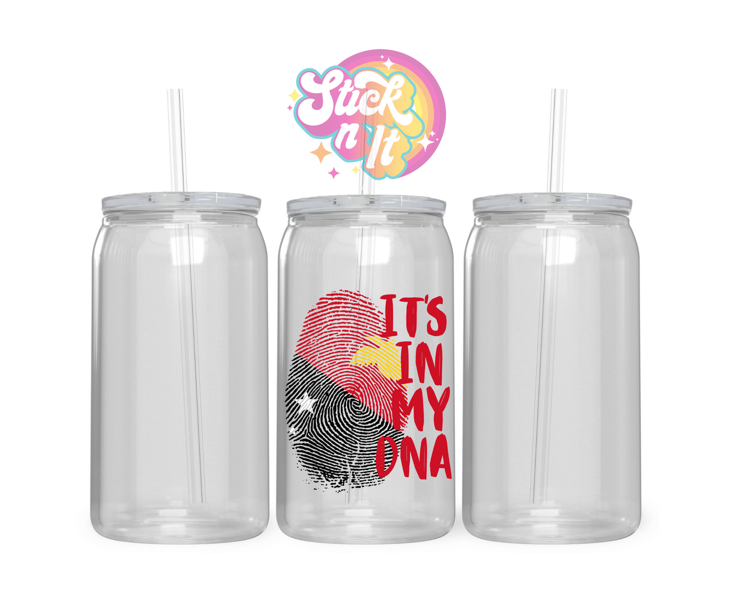 PAPUA NEW GUINEA IT'S IN MY DNA ACRYLIC CUP - Stick N It