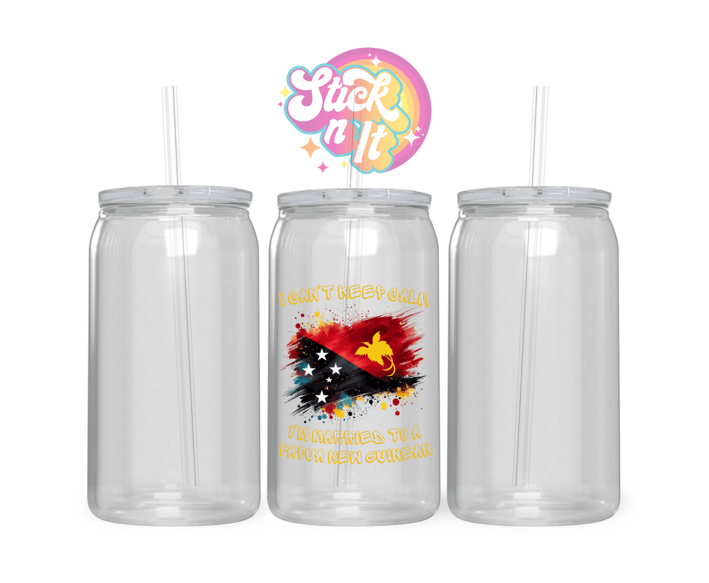 CHEEKY PNG ACRYLIC CUP - Stick N It