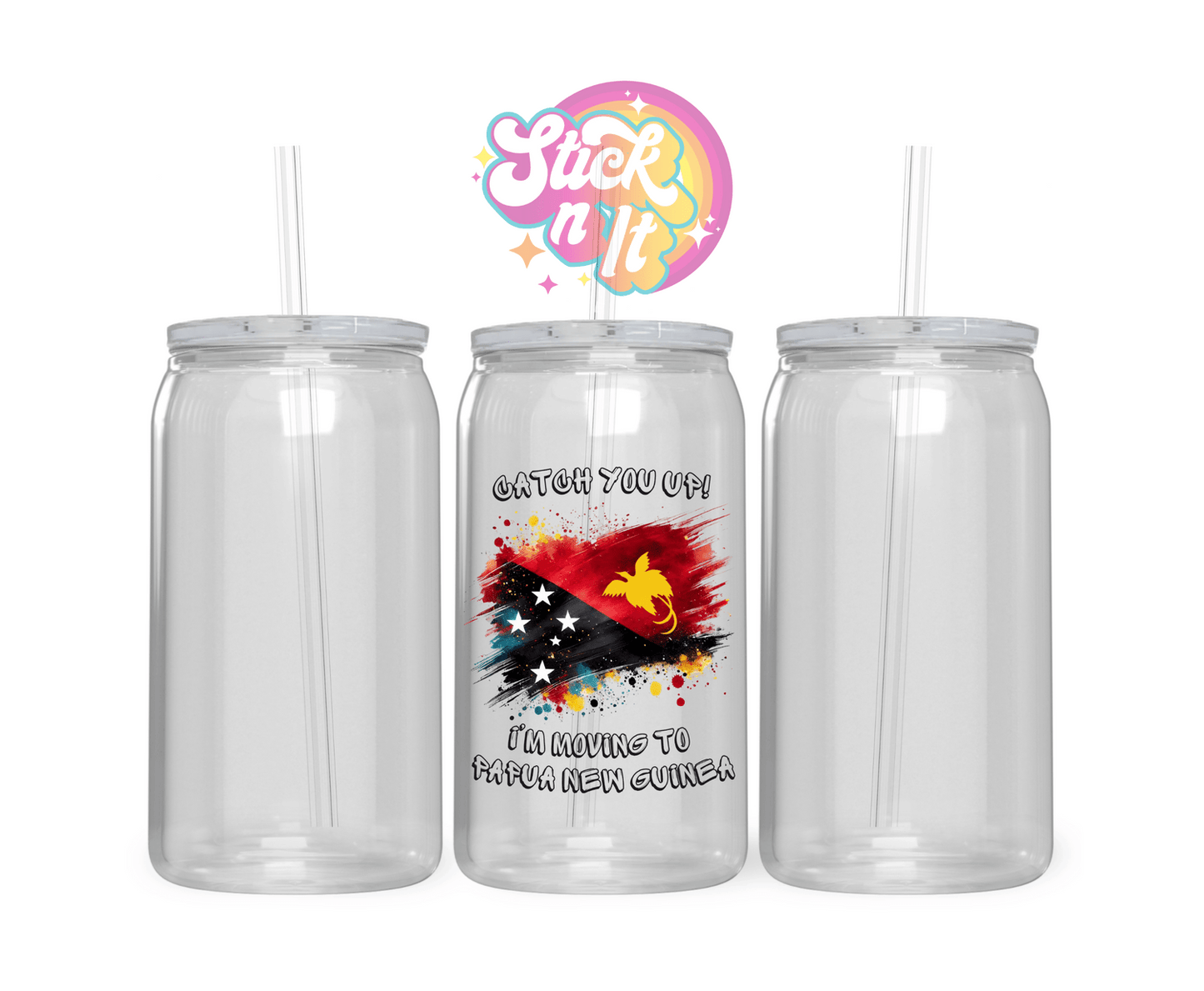 CHEEKY PNG ACRYLIC CUP - Stick N It