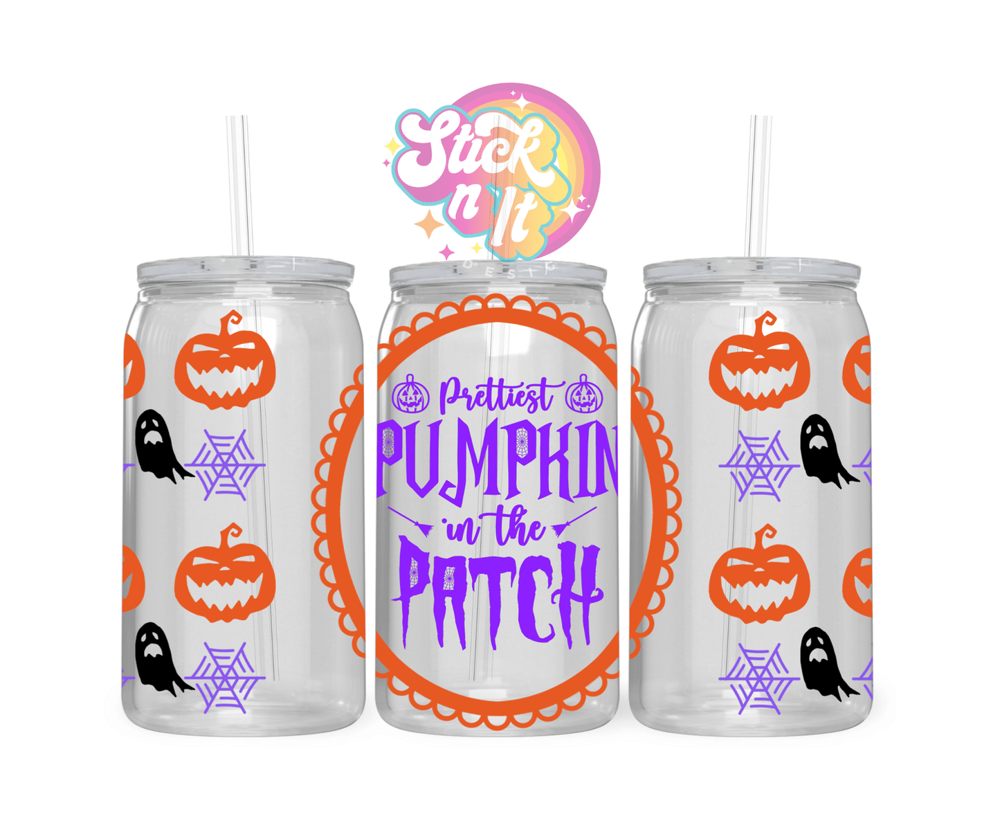 PRETTIEST PUMPKIN IN THE PATCH ACRYLIC CUP - Stick N It