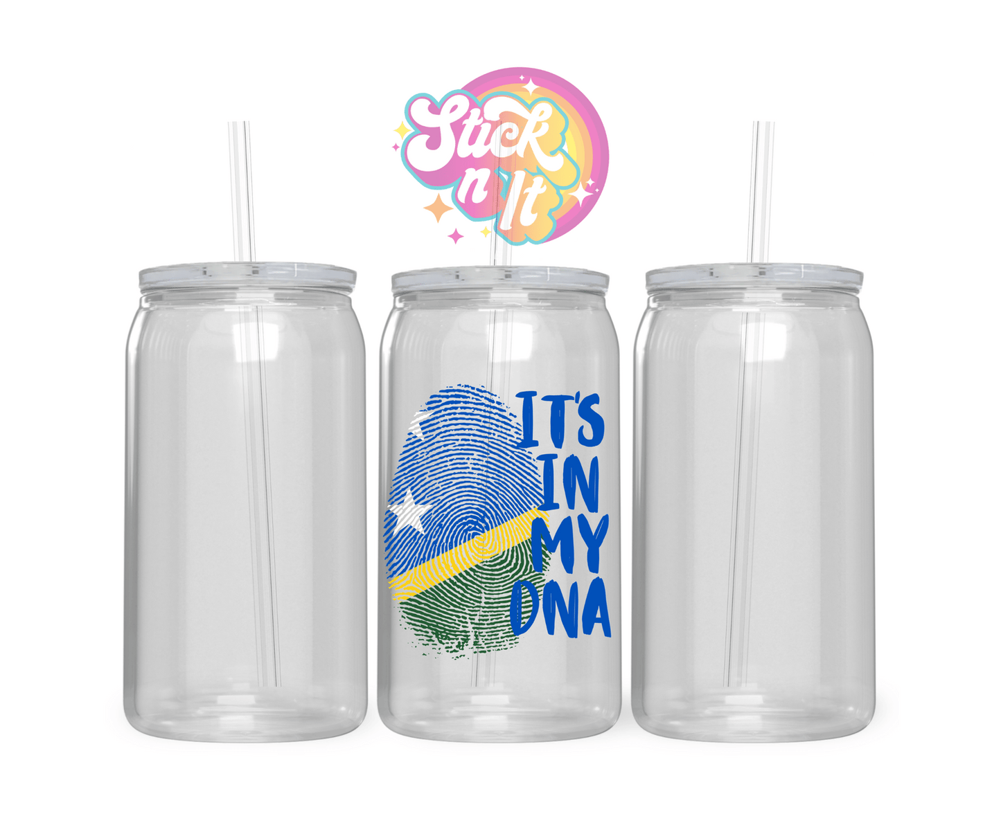 SOLOMON ISLANDS IT'S IN MY DNA ACRYLIC CUP - Stick N It