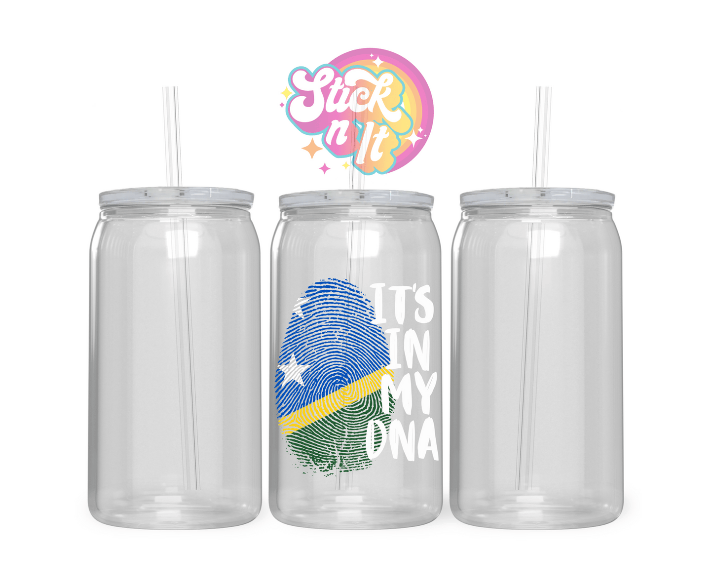 SOLOMON ISLANDS IT'S IN MY DNA ACRYLIC CUP - Stick N It