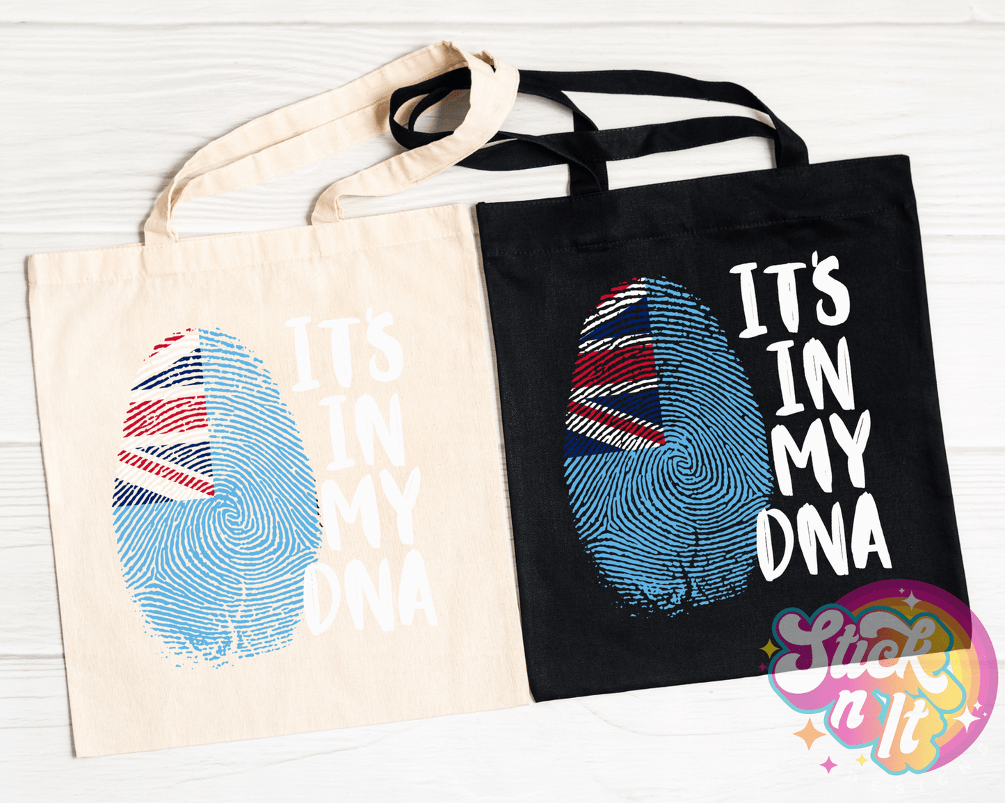 FIJI IT'S IN MY DNA TOTE BAG - Stick N It