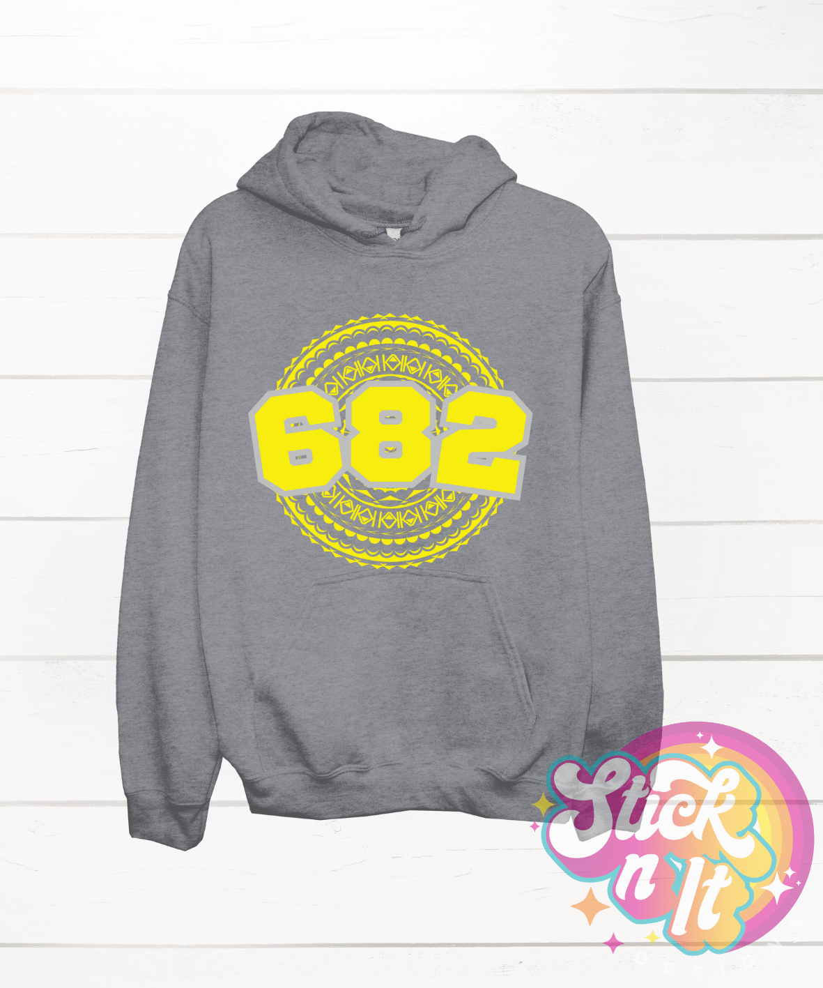 COOK ISLANDS 682 GREY HOODIE - Stick N It