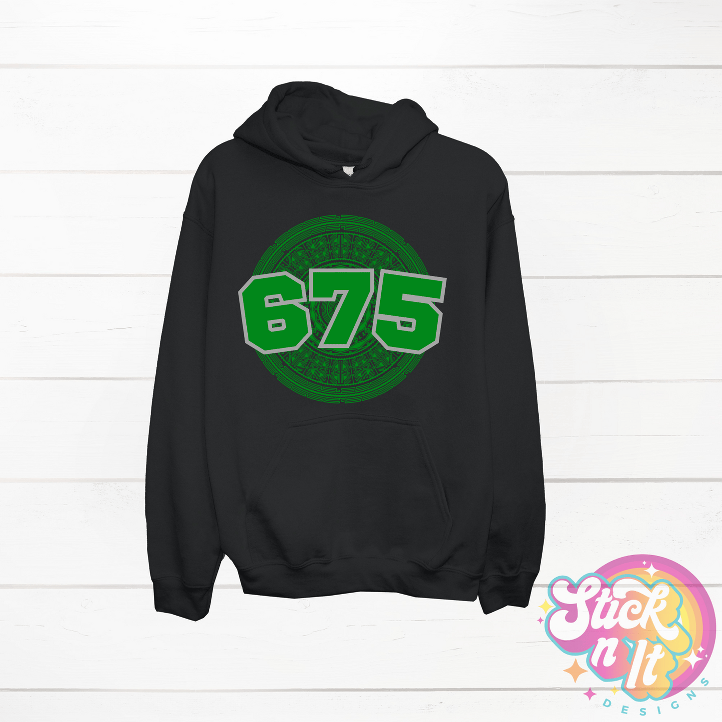PAPUA NEW GUINEA 675 BLACK HOODIE - Stick N It