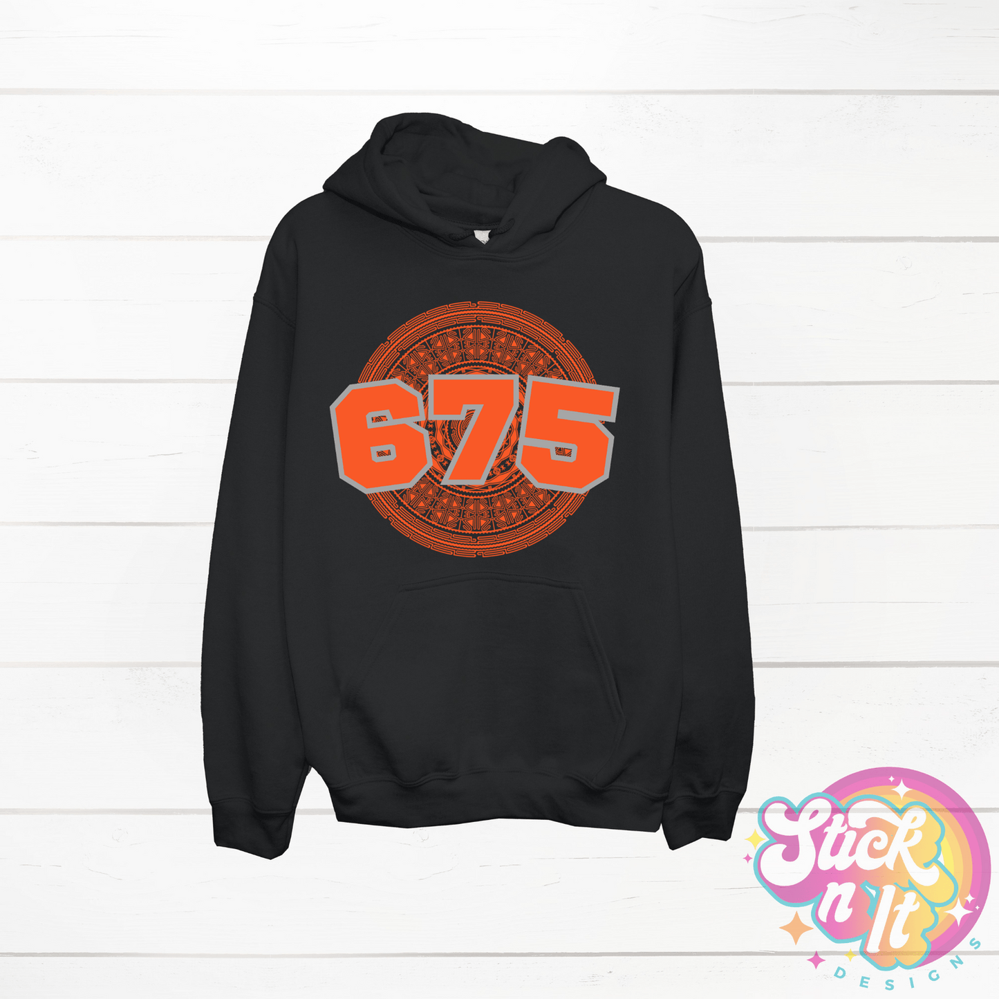 PAPUA NEW GUINEA 675 BLACK HOODIE - Stick N It