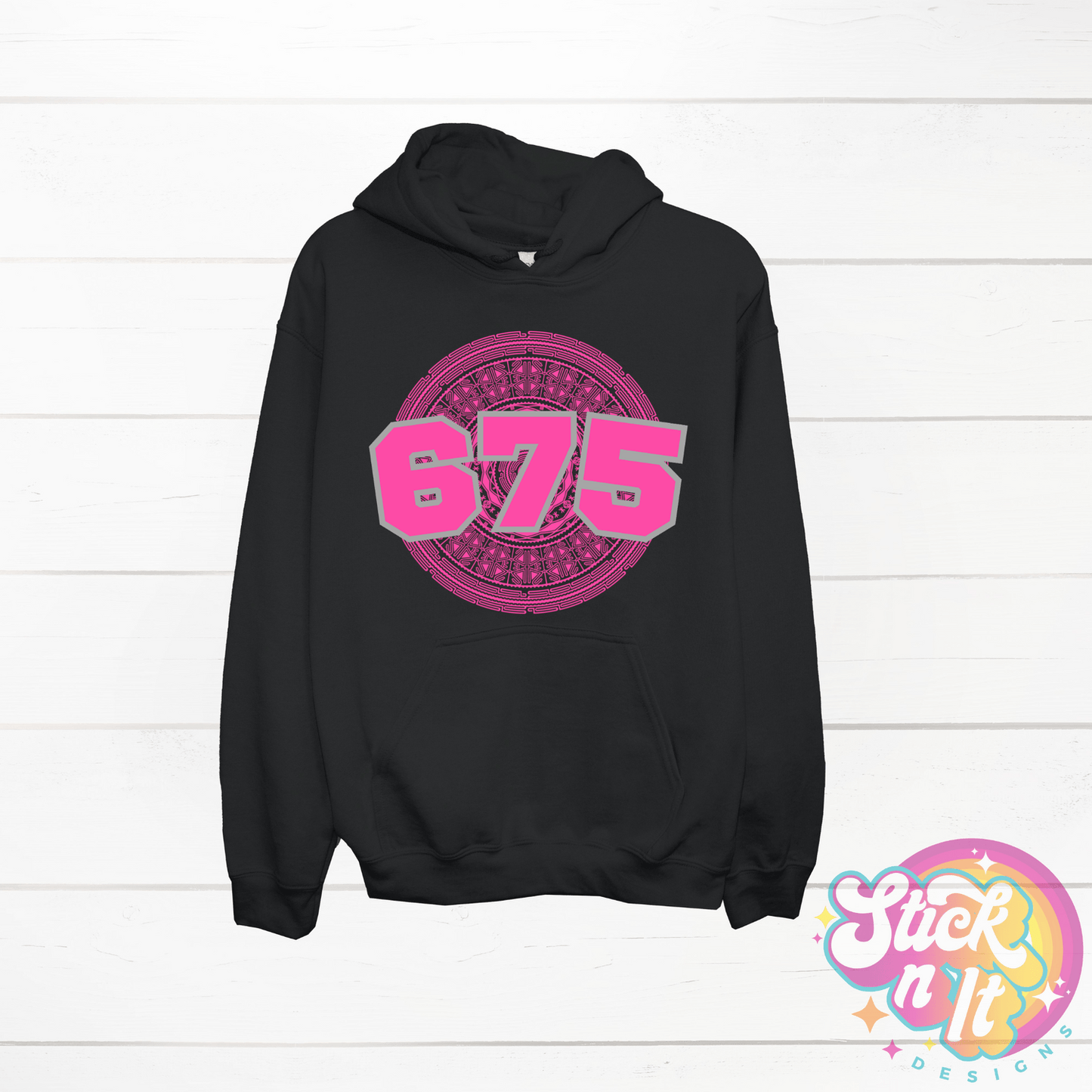 PAPUA NEW GUINEA 675 BLACK HOODIE - Stick N It