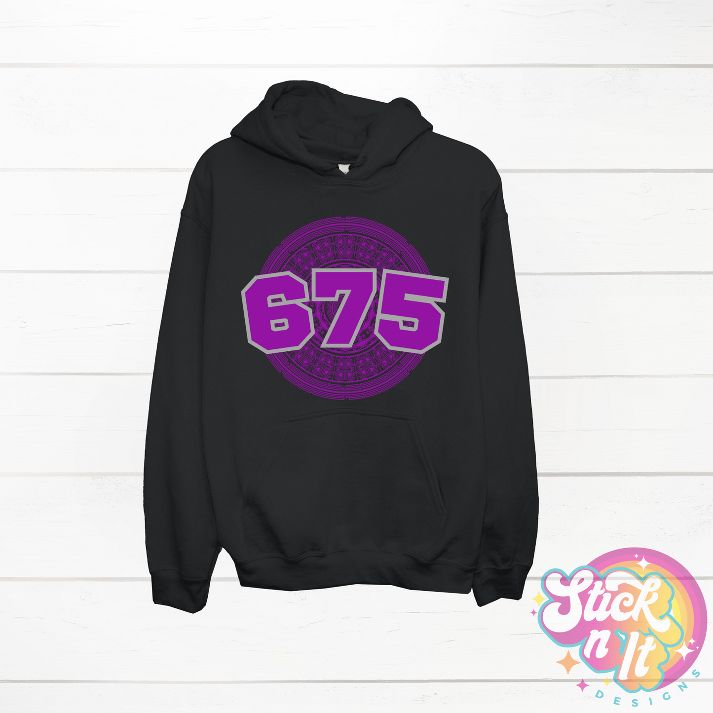 PAPUA NEW GUINEA 675 BLACK HOODIE - Stick N It