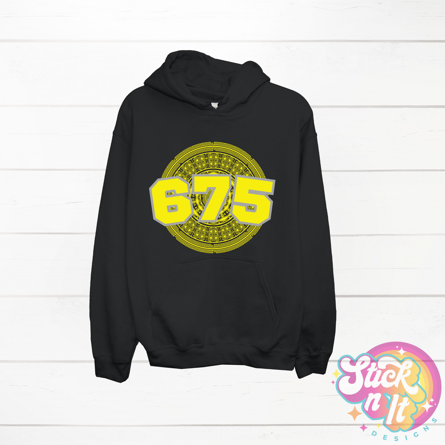 PAPUA NEW GUINEA 675 BLACK HOODIE - Stick N It