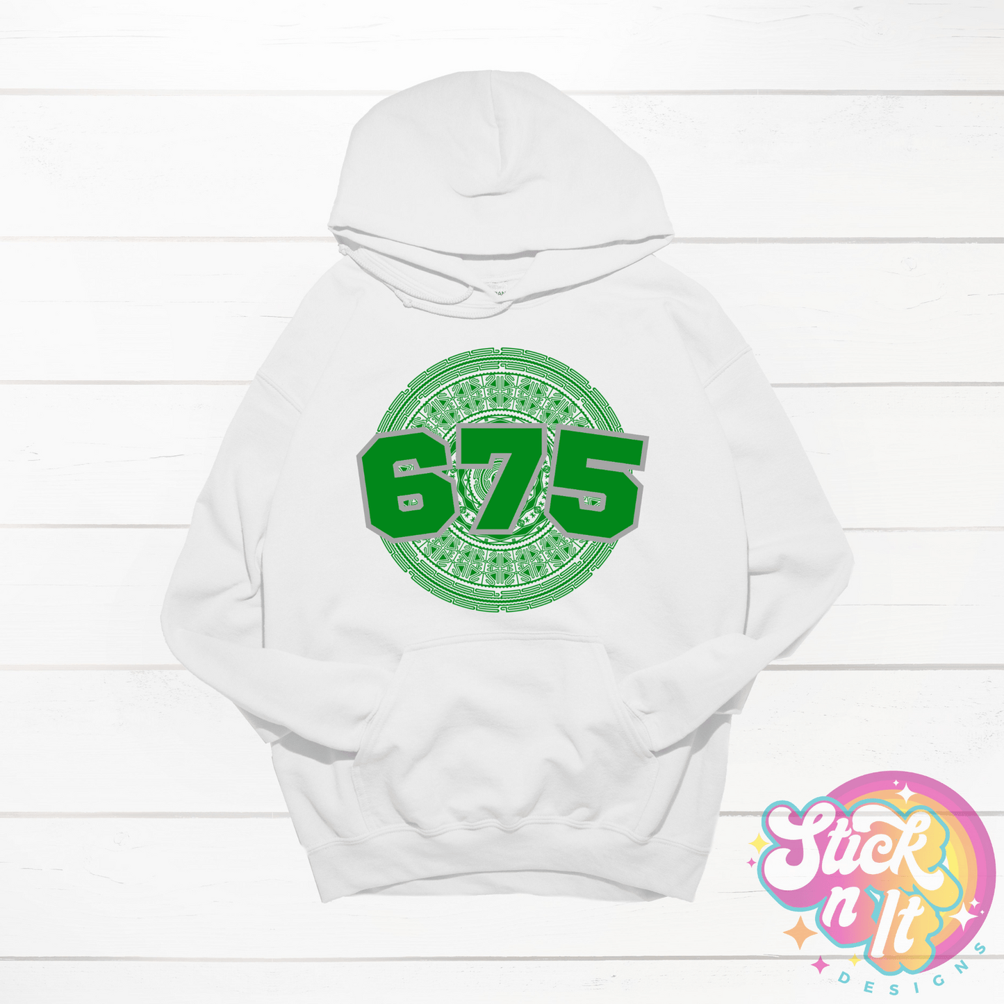 PAPUA NEW GUINEA 675 WHITE HOODIE - Stick N It