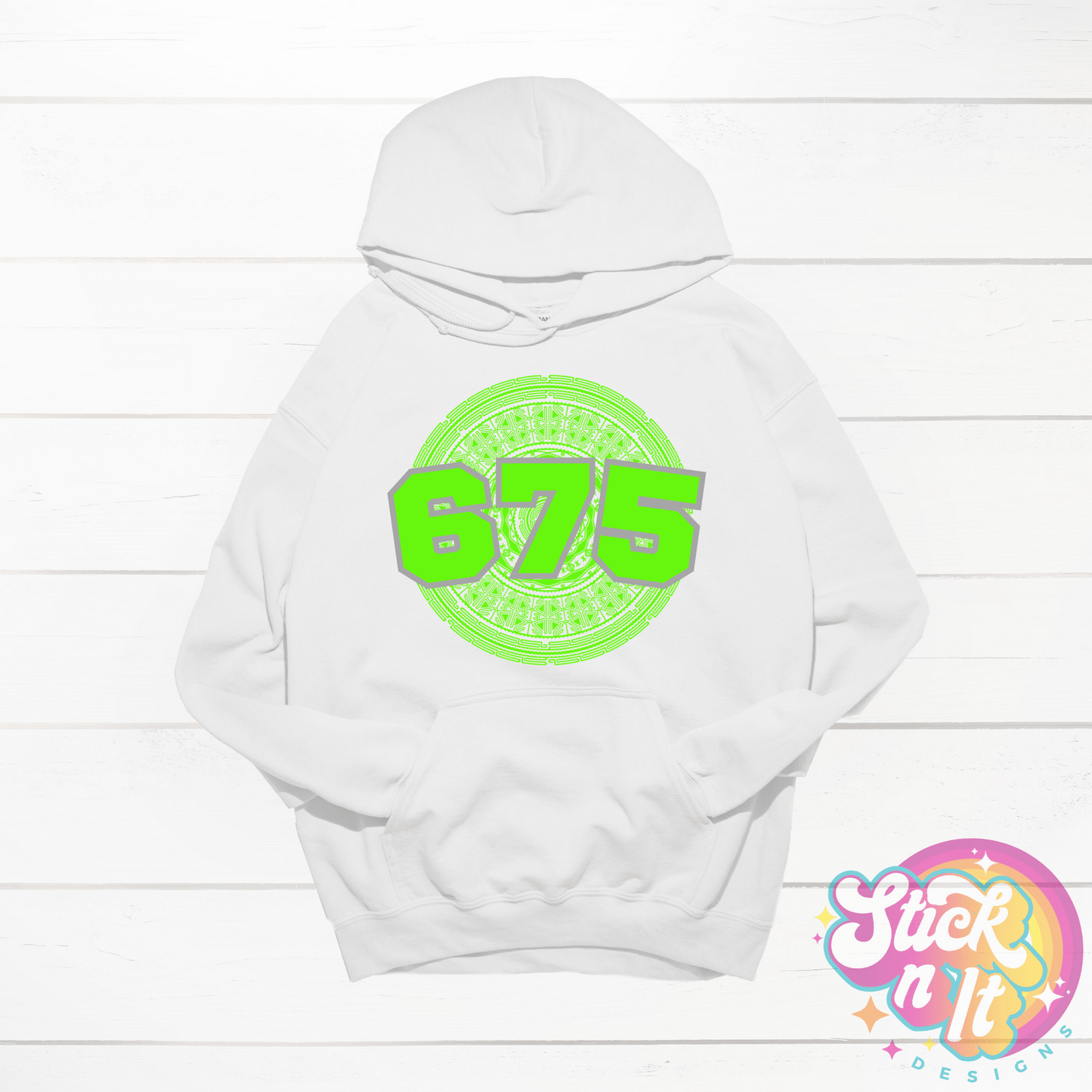 PAPUA NEW GUINEA 675 WHITE HOODIE - Stick N It