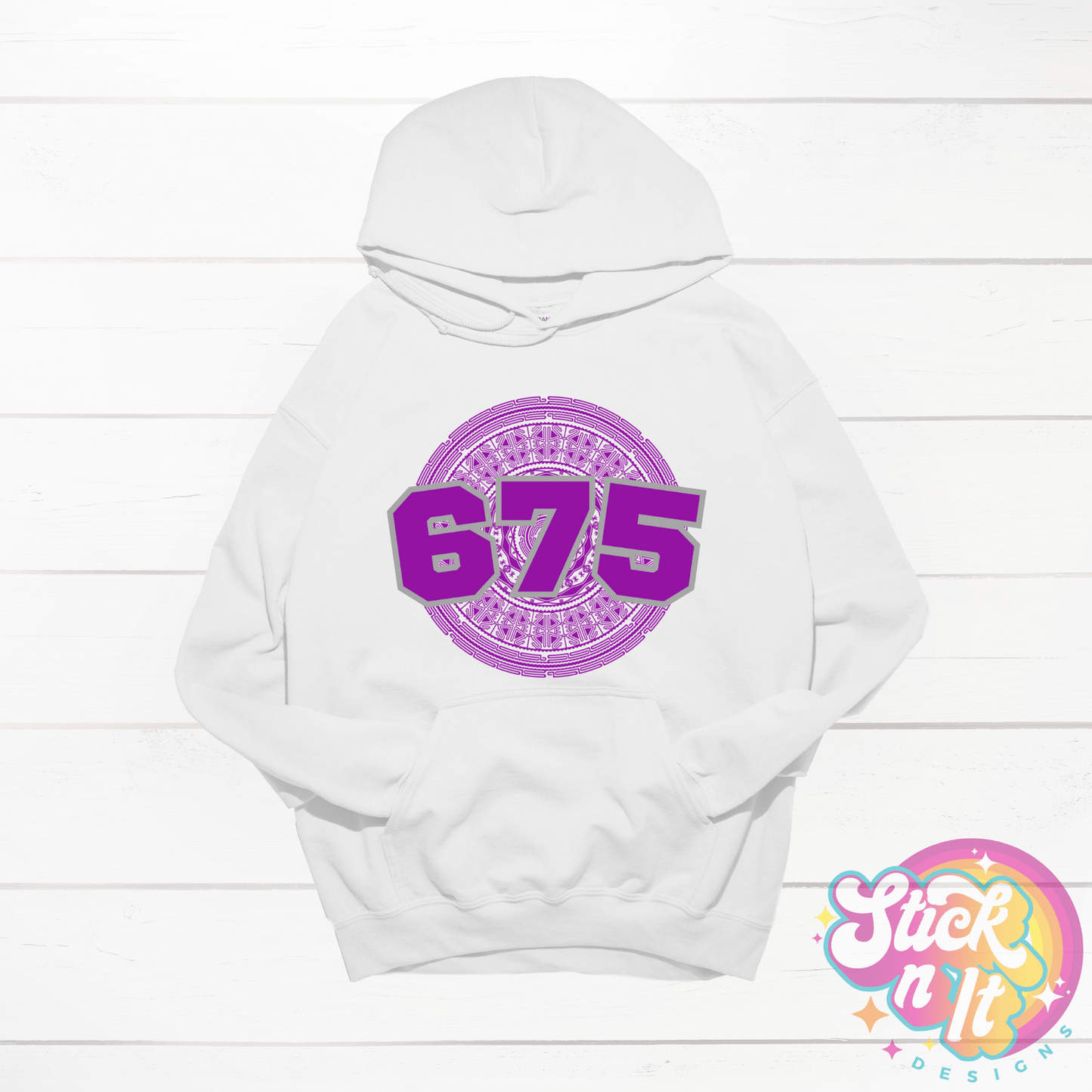 PAPUA NEW GUINEA 675 WHITE HOODIE - Stick N It