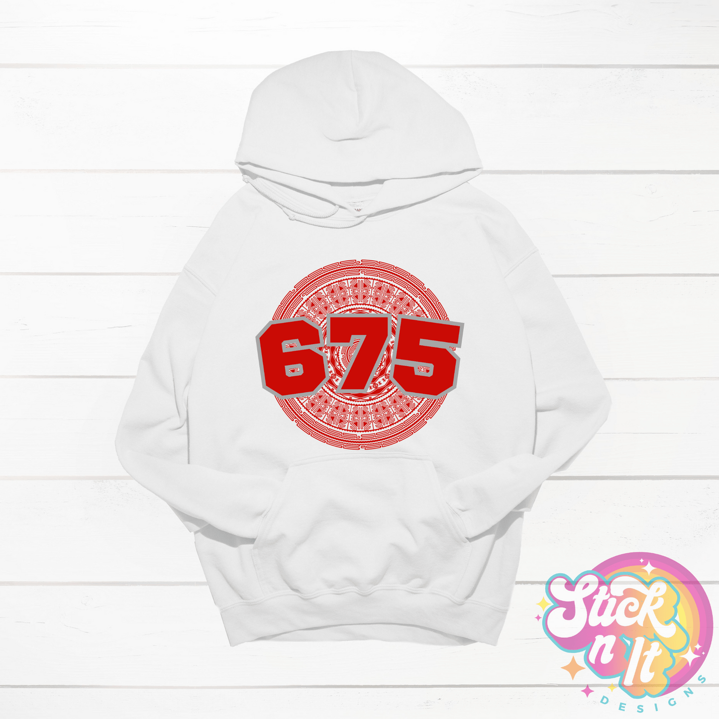 PAPUA NEW GUINEA 675 WHITE HOODIE - Stick N It