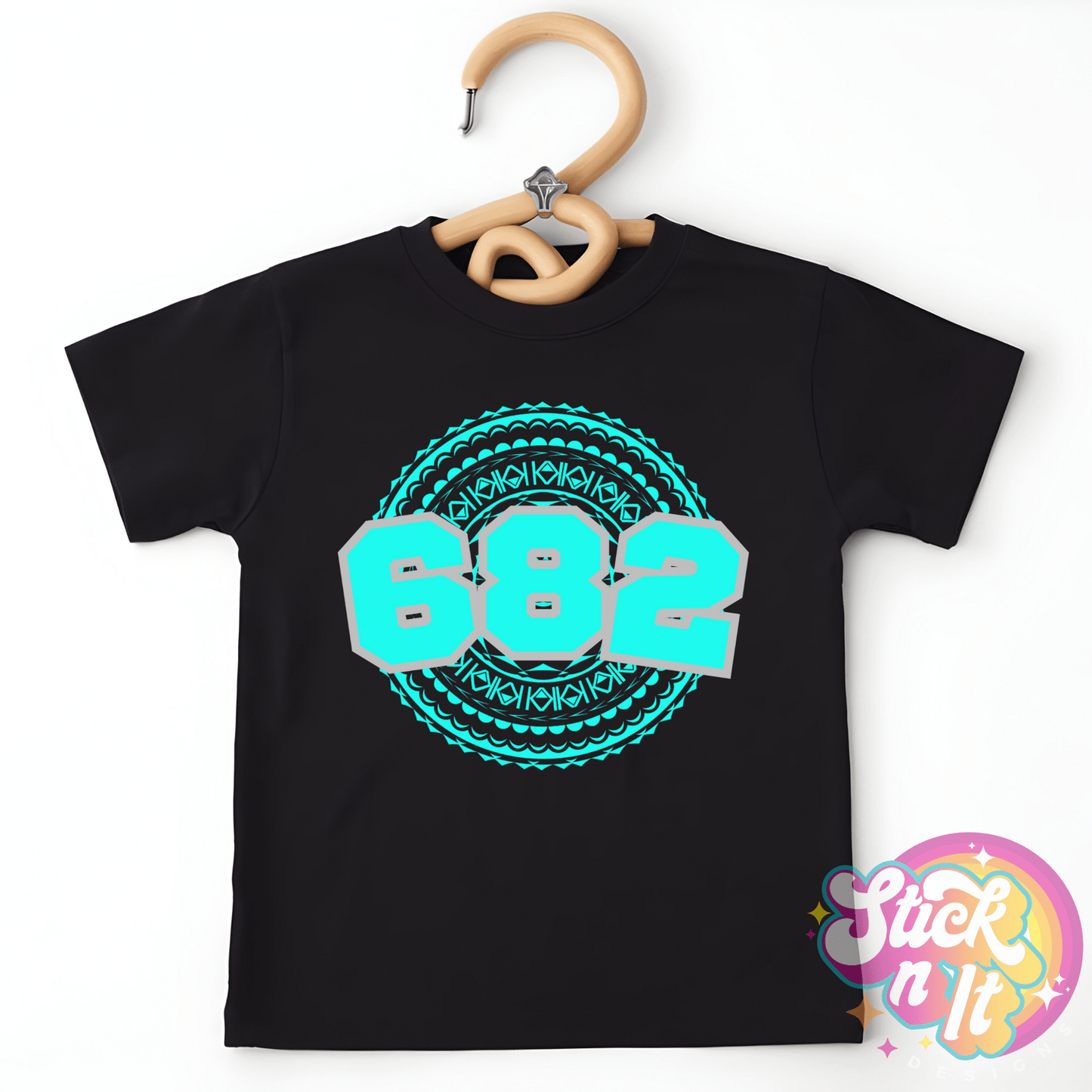COOK ISLANDS 682 KIDS BLACK SHIRT - Stick N It
