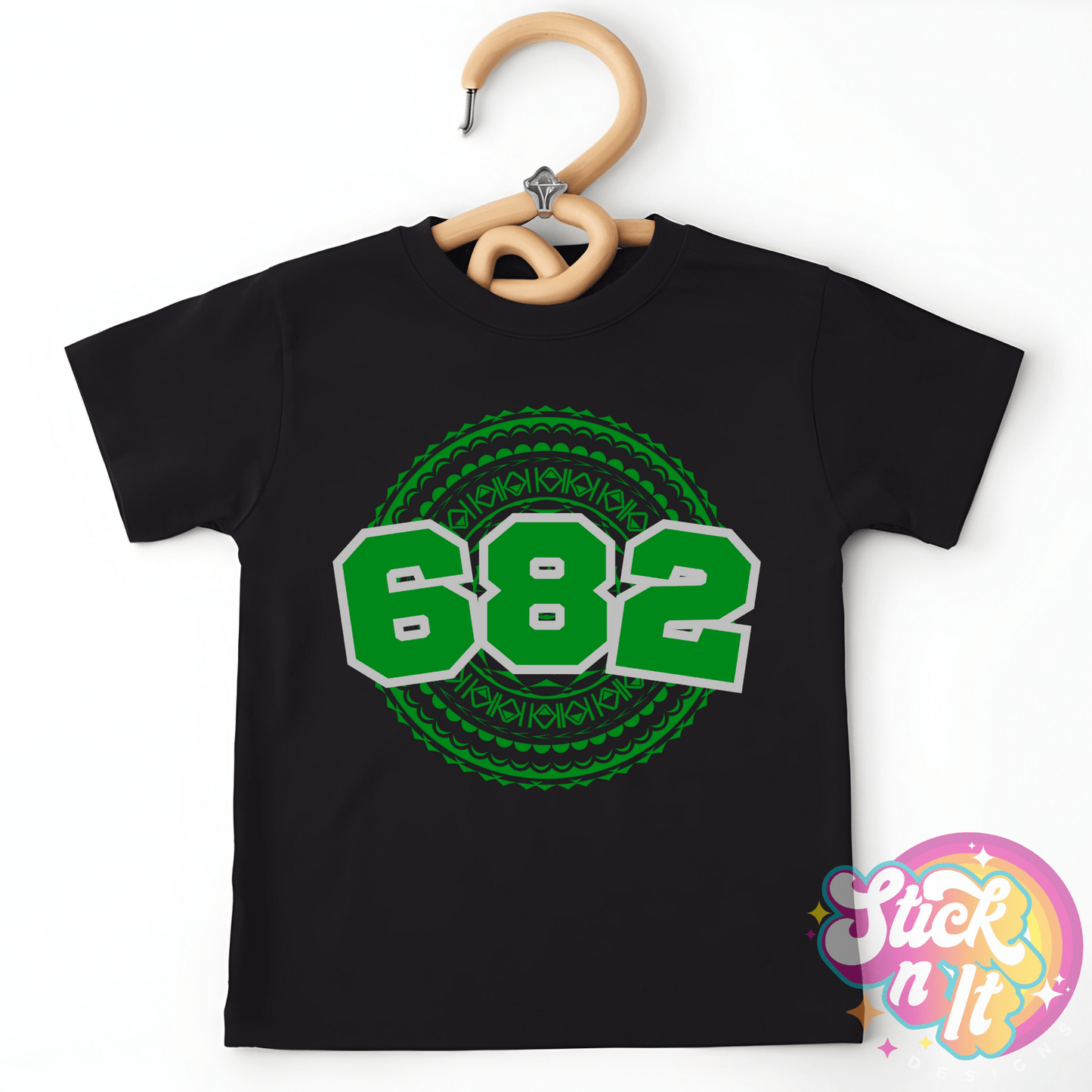 COOK ISLANDS 682 KIDS BLACK SHIRT - Stick N It