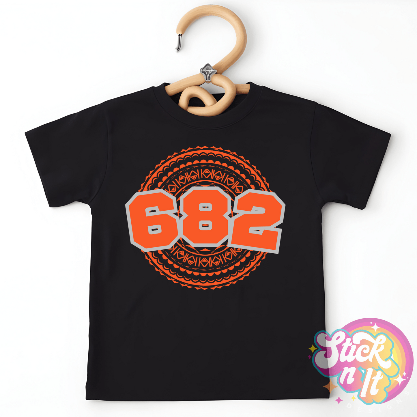 COOK ISLANDS 682 KIDS BLACK SHIRT - Stick N It