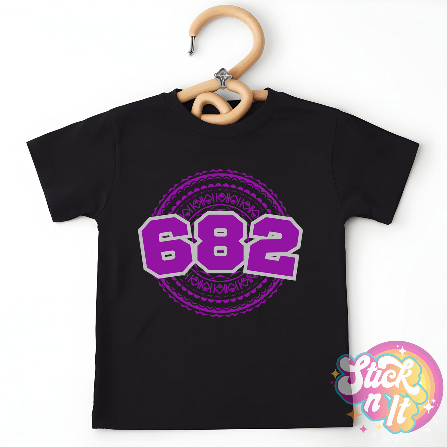 COOK ISLANDS 682 KIDS BLACK SHIRT - Stick N It
