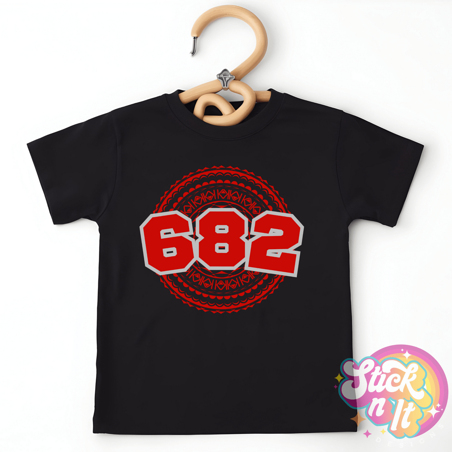 COOK ISLANDS 682 KIDS BLACK SHIRT - Stick N It