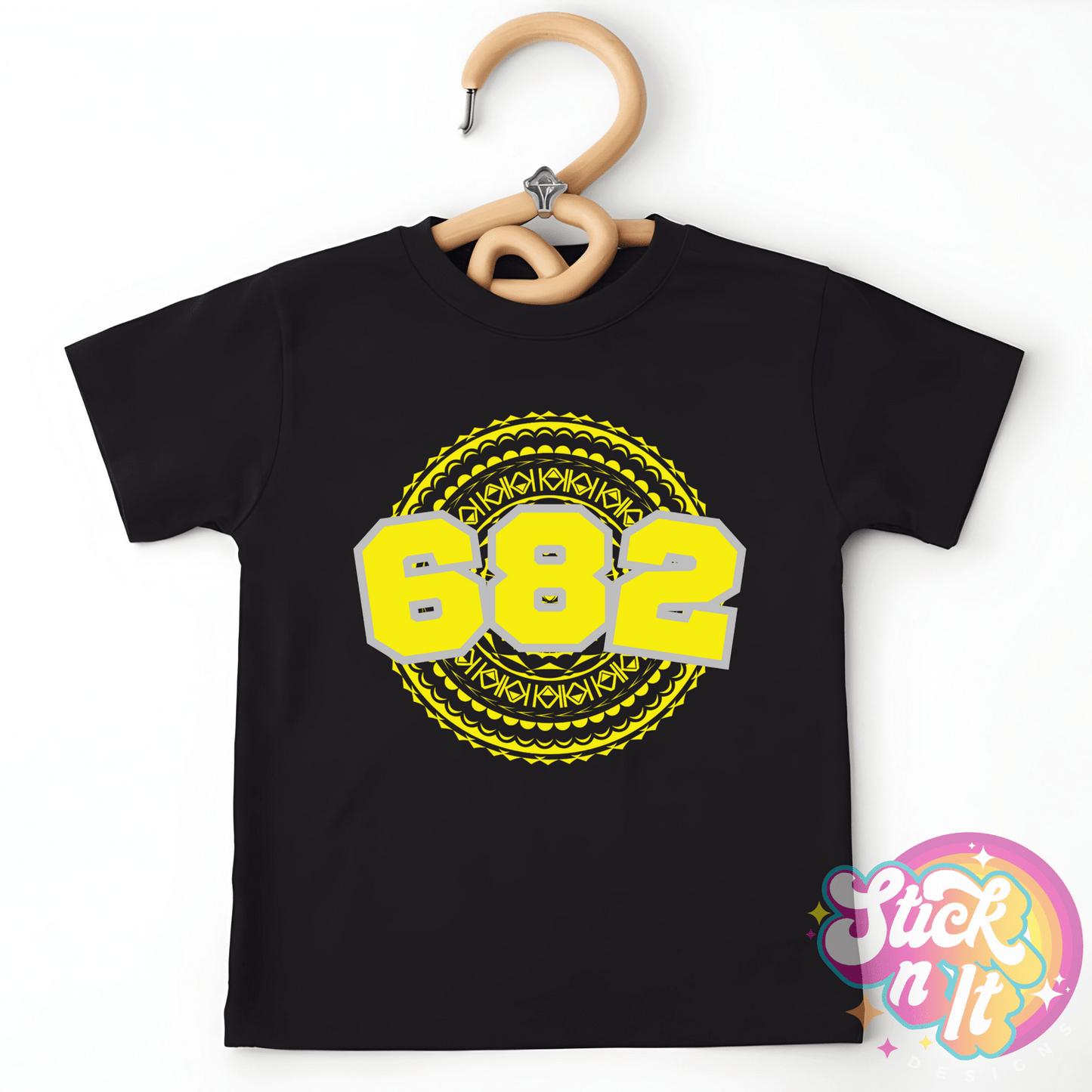COOK ISLANDS 682 KIDS BLACK SHIRT - Stick N It