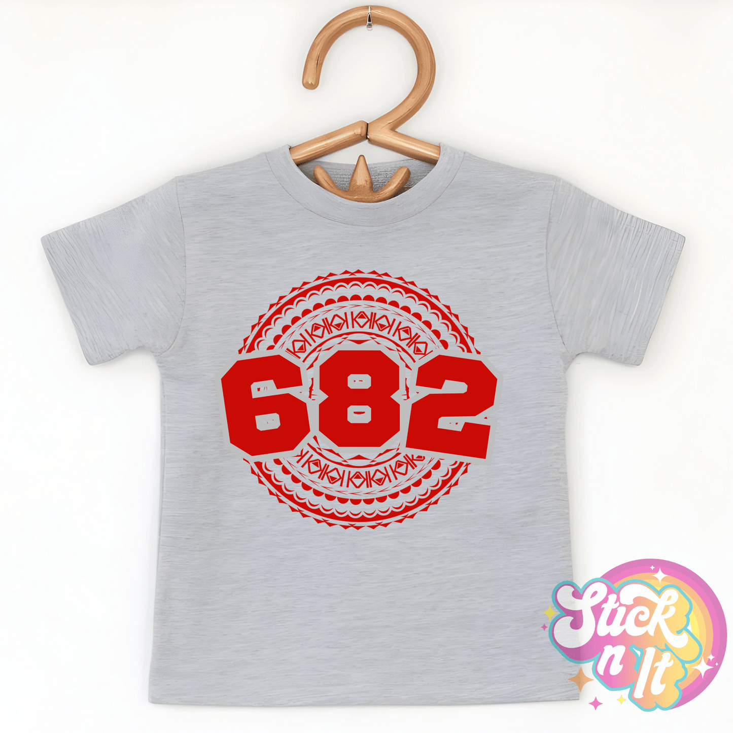 COOK ISLANDS 682 KIDS GREY SHIRT - Stick N It