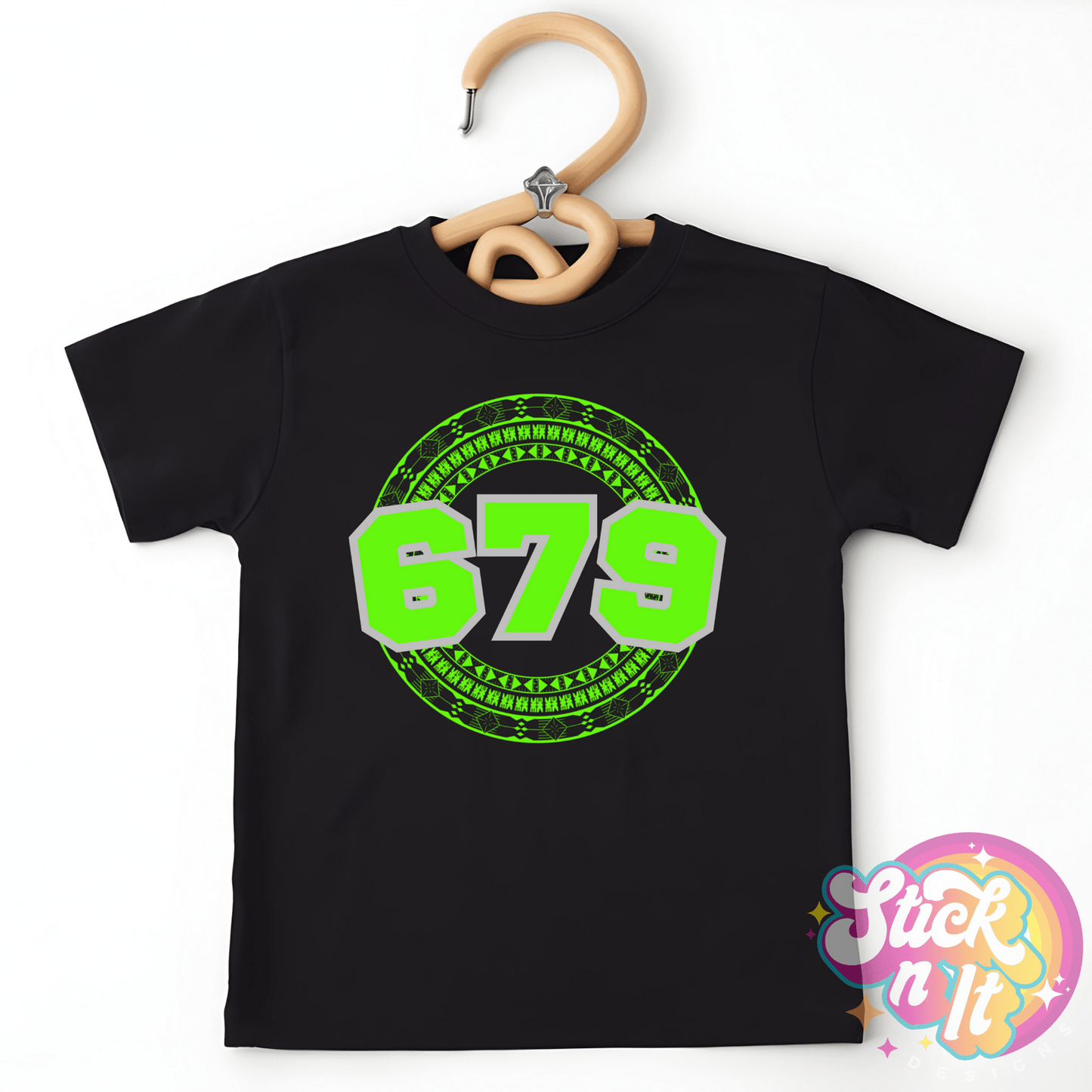 FIJI 679 KIDS BLACK SHIRT - Stick N It