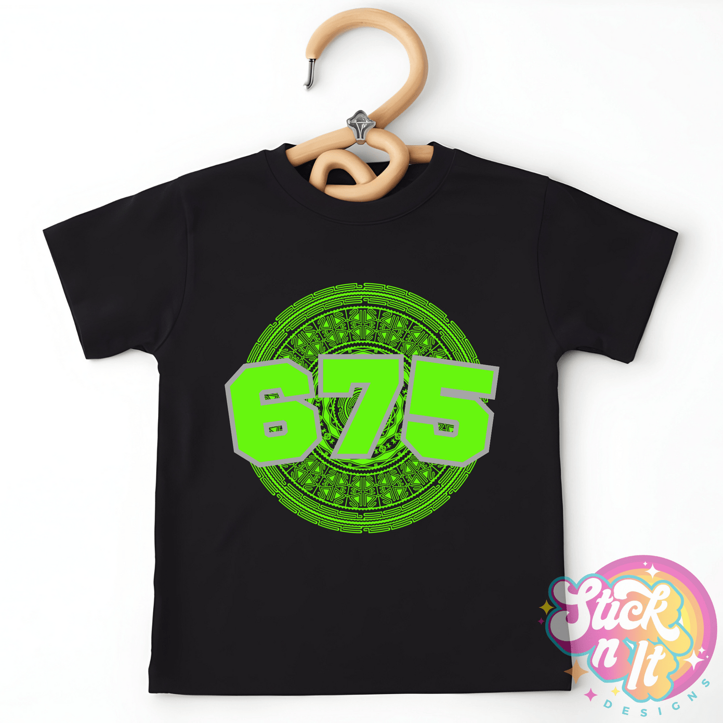 PAPUA NEW GUINEA 675 KIDS BLACK SHIRT - Stick N It