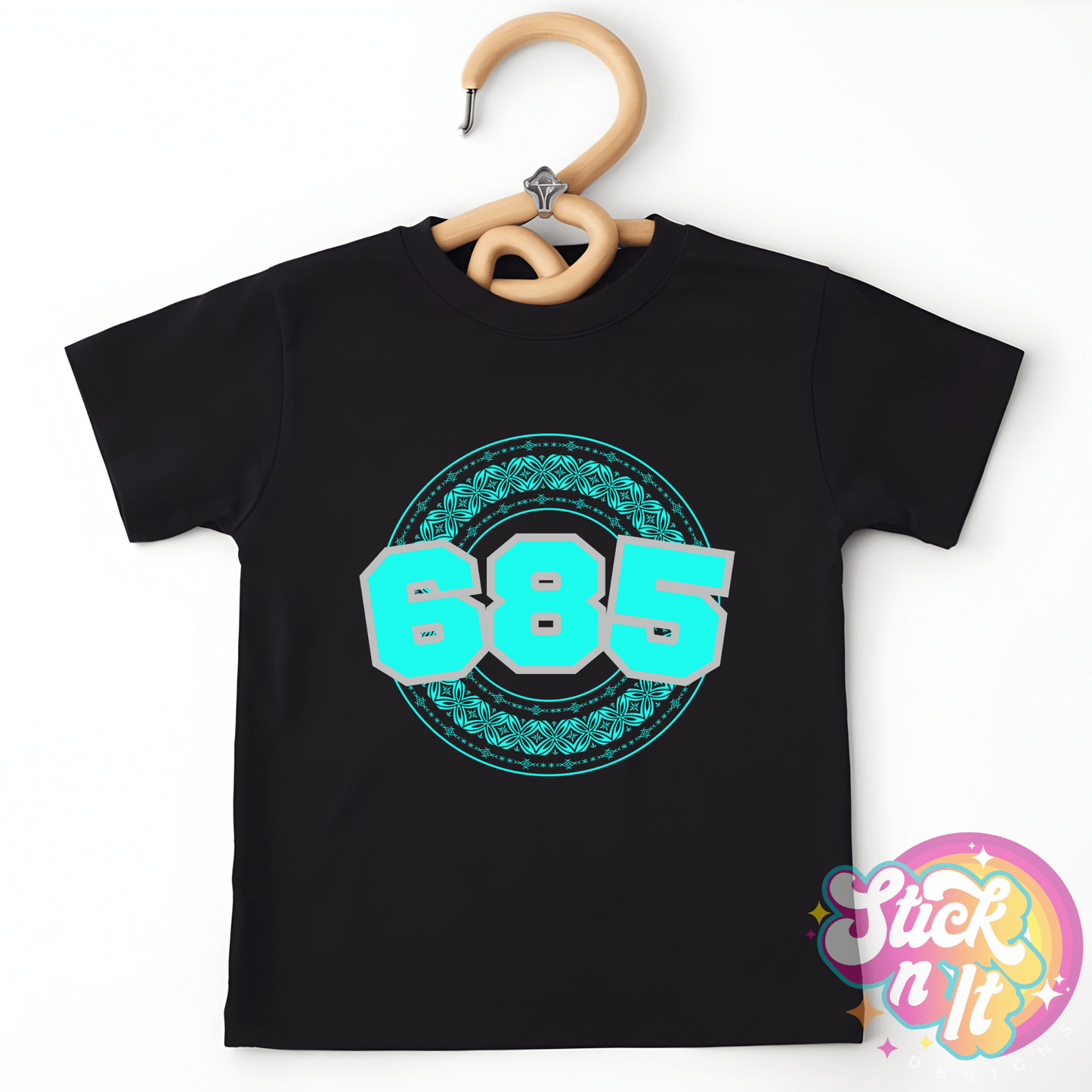 SAMOA 685 KIDS BLACK SHIRT - Stick N It