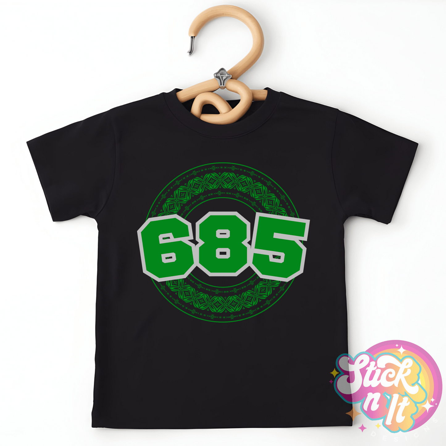 SAMOA 685 KIDS BLACK SHIRT - Stick N It