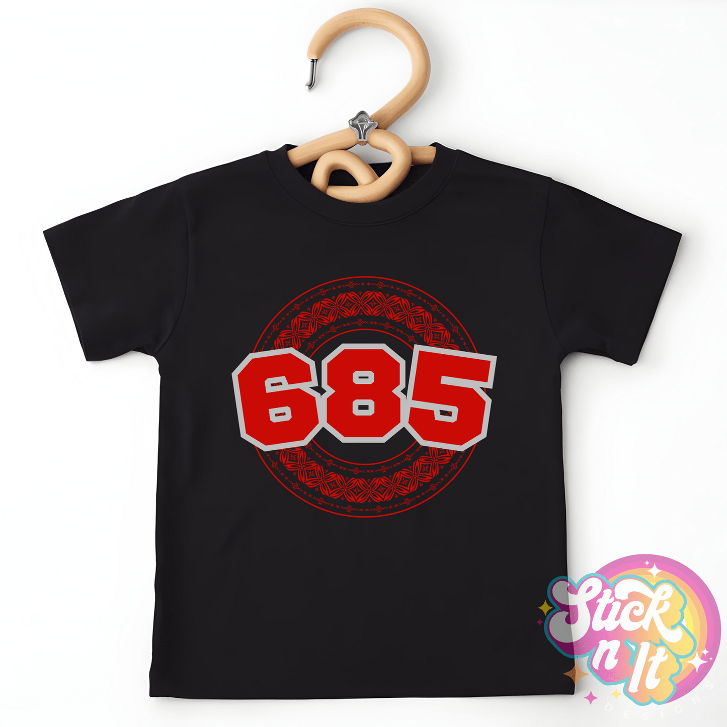 SAMOA 685 KIDS BLACK SHIRT - Stick N It