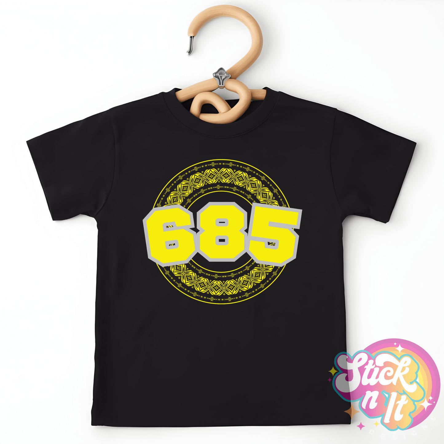 SAMOA 685 KIDS BLACK SHIRT - Stick N It