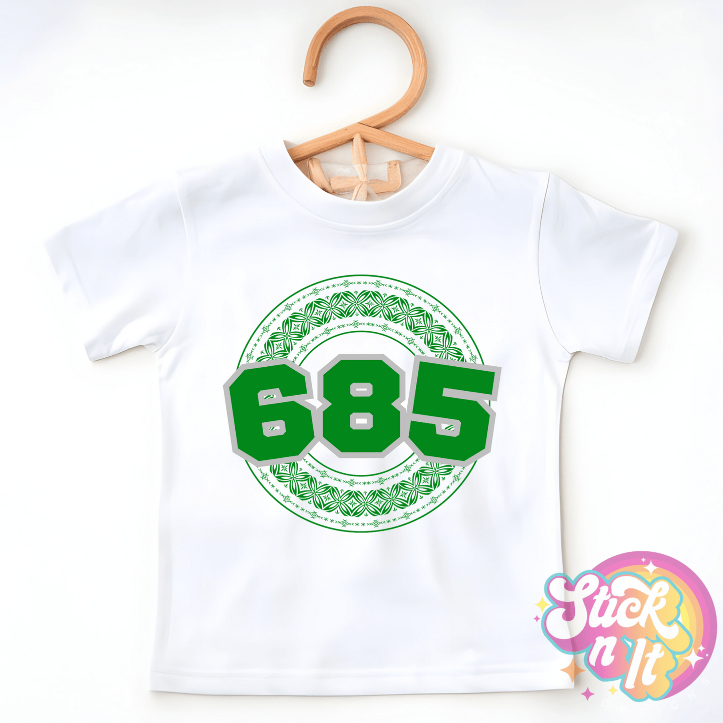 SAMOA 685 KIDS WHITE SHIRT - Stick N It