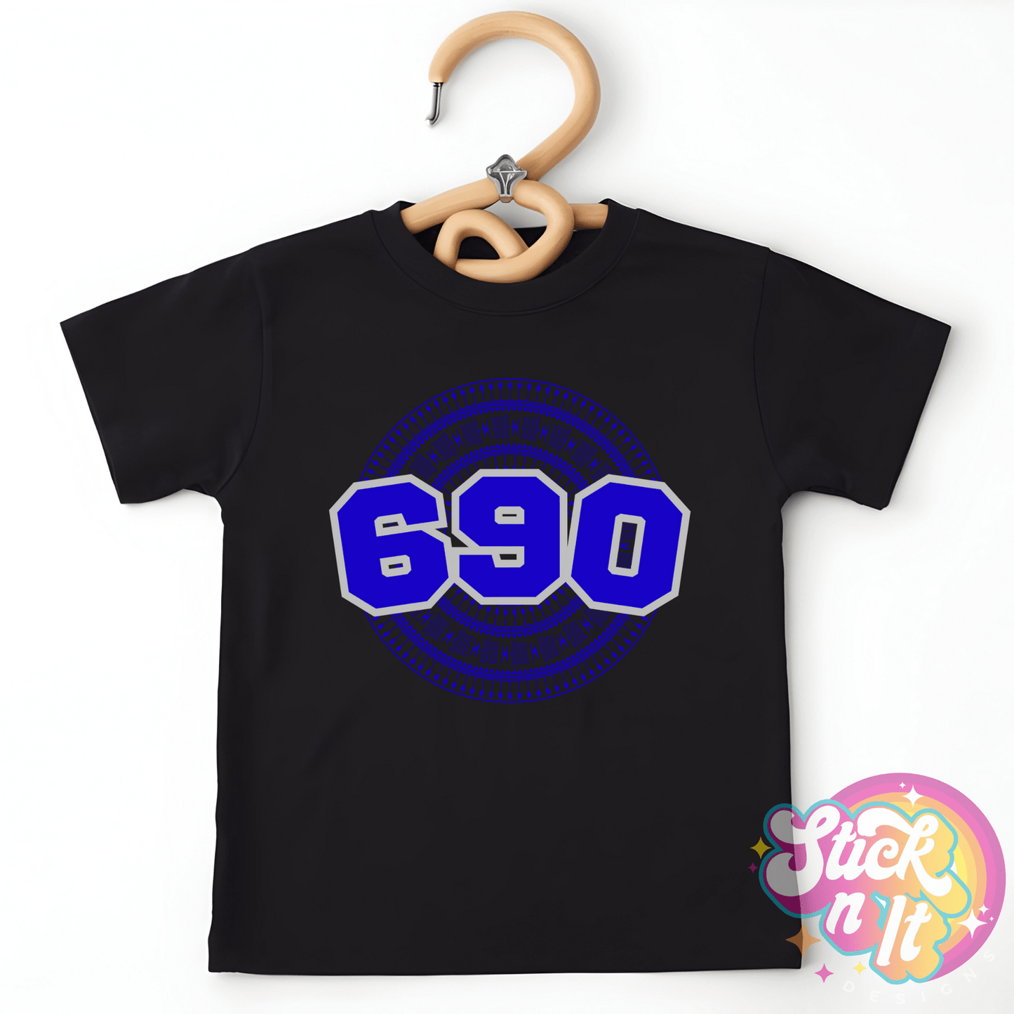 TOKELAU 690 KIDS BLACK SHIRT - Stick N It