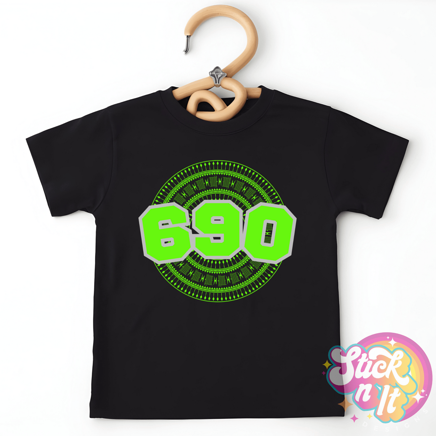 TOKELAU 690 KIDS BLACK SHIRT - Stick N It
