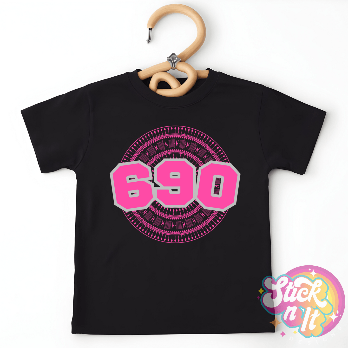 TOKELAU 690 KIDS BLACK SHIRT - Stick N It