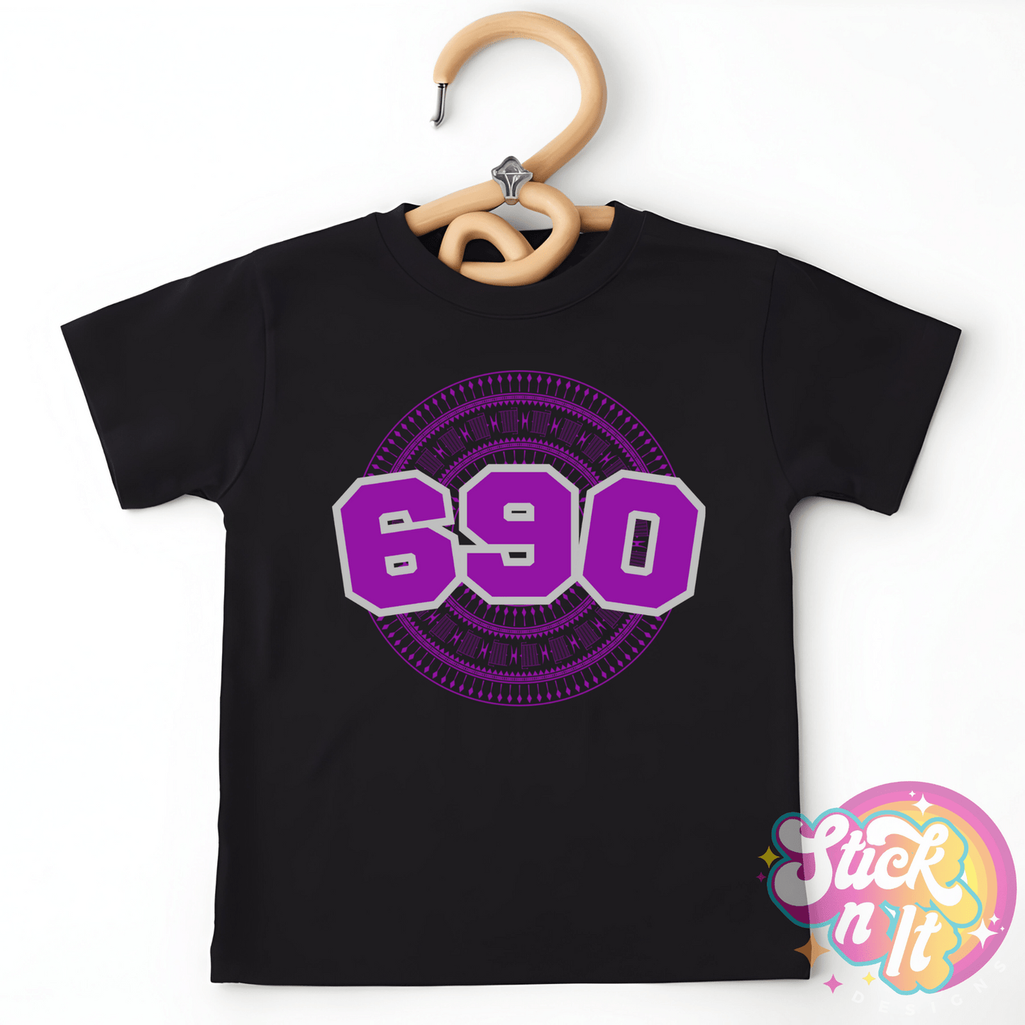 TOKELAU 690 KIDS BLACK SHIRT - Stick N It