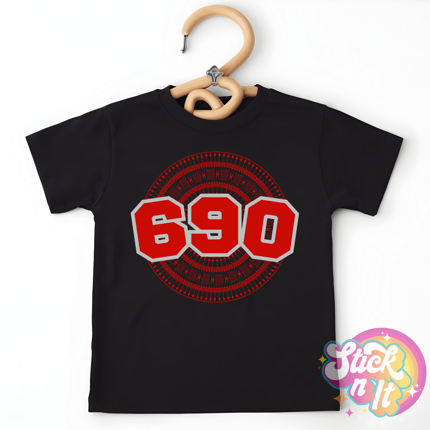TOKELAU 690 KIDS BLACK SHIRT - Stick N It