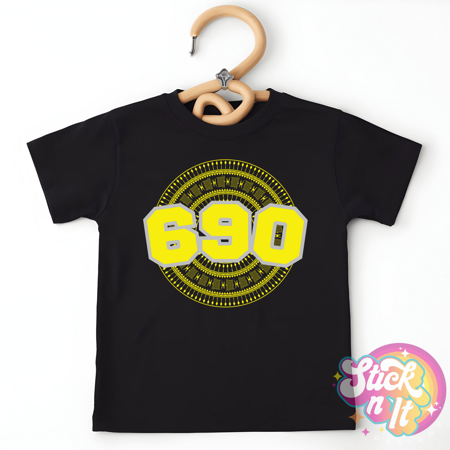 TOKELAU 690 KIDS BLACK SHIRT - Stick N It
