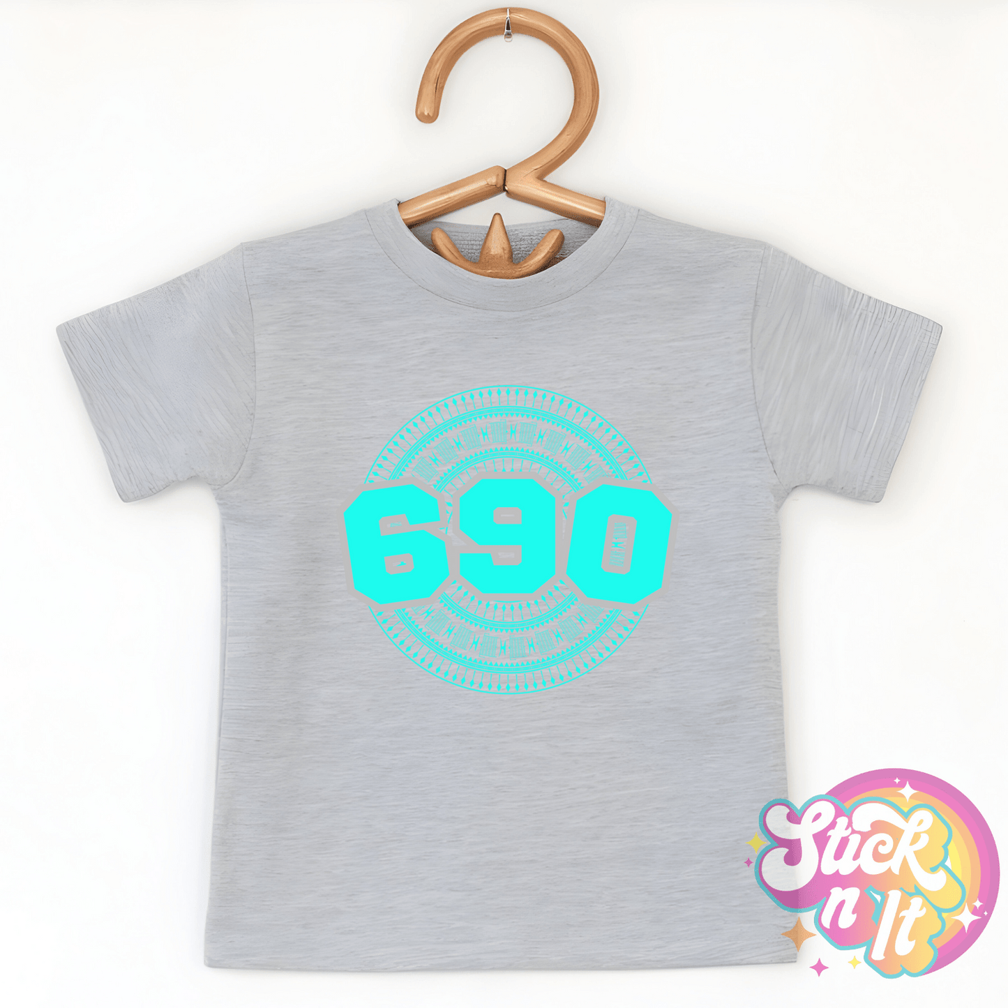 TOKELAU 690 KIDS GREY SHIRT - Stick N It