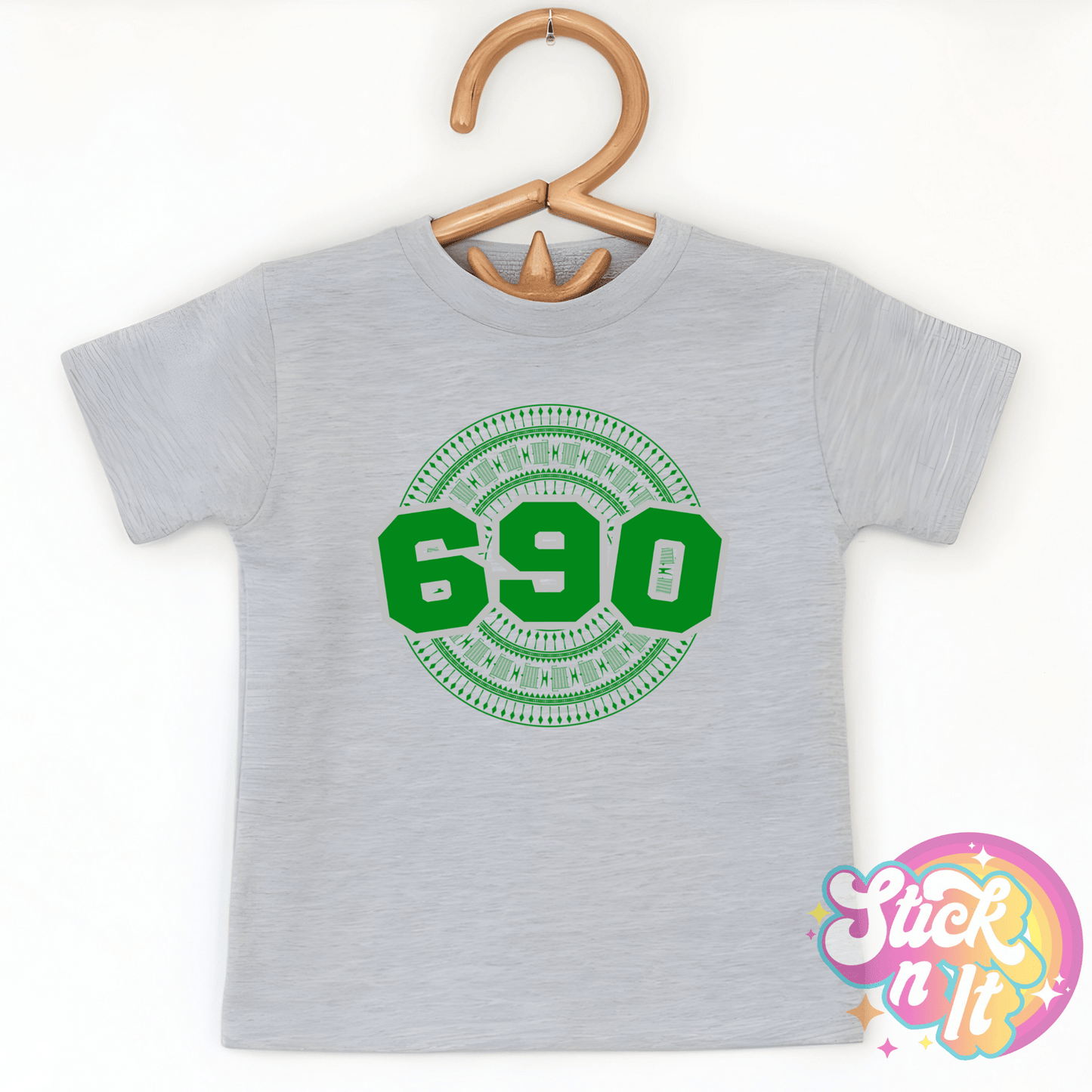 TOKELAU 690 KIDS GREY SHIRT - Stick N It