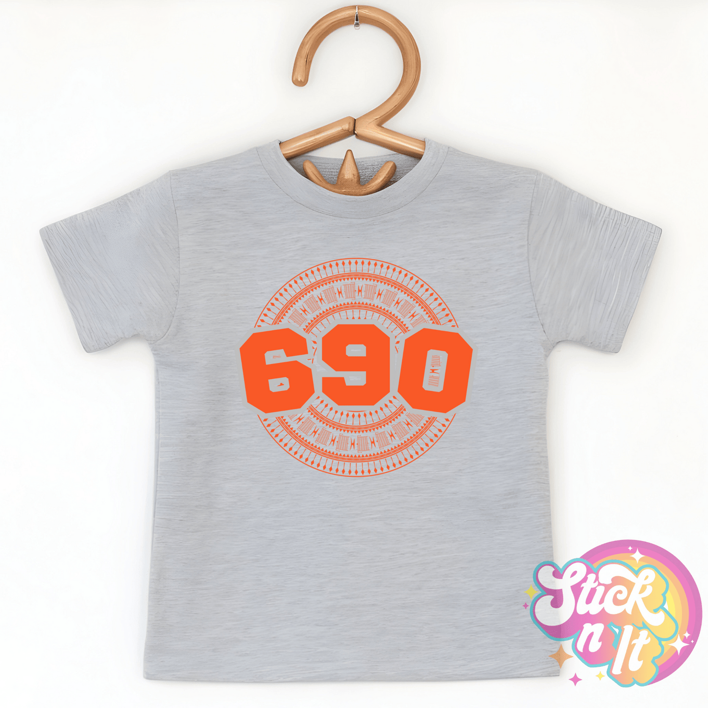 TOKELAU 690 KIDS GREY SHIRT - Stick N It
