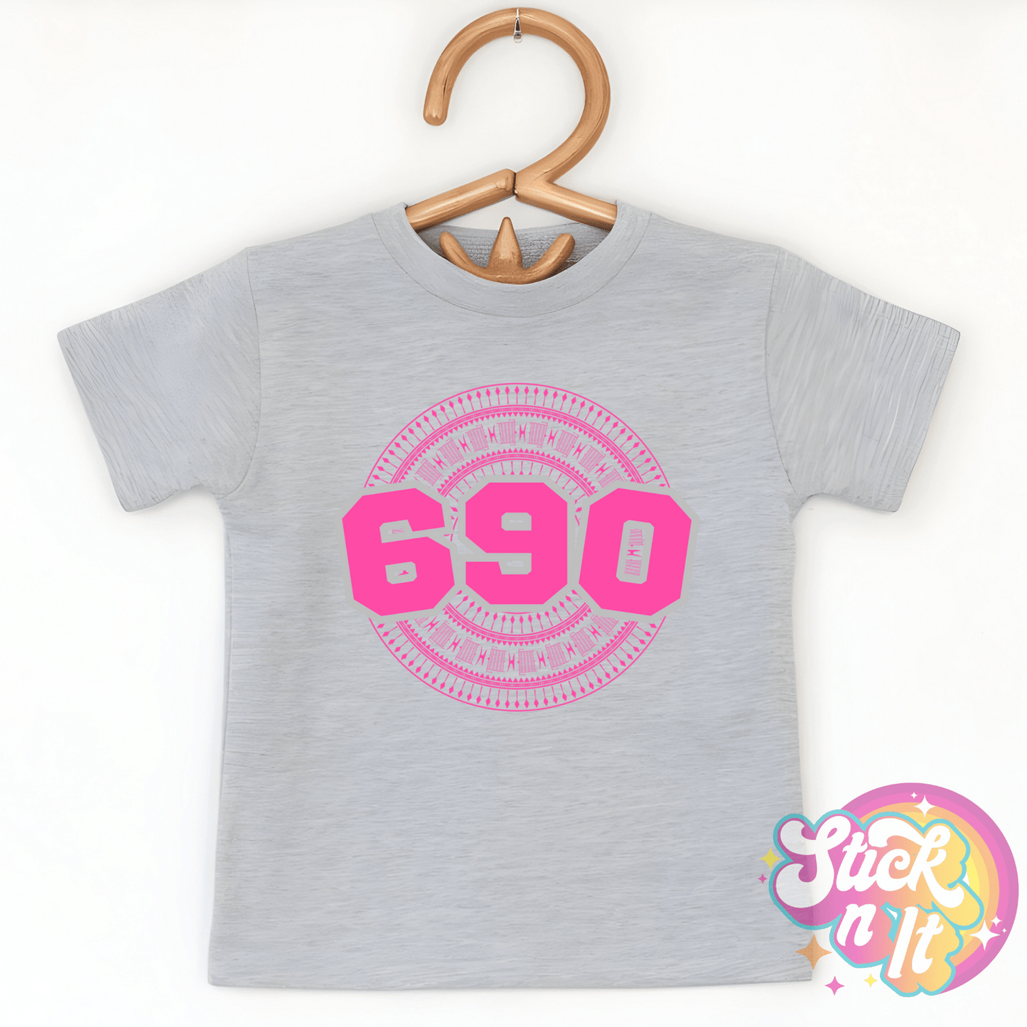 TOKELAU 690 KIDS GREY SHIRT - Stick N It