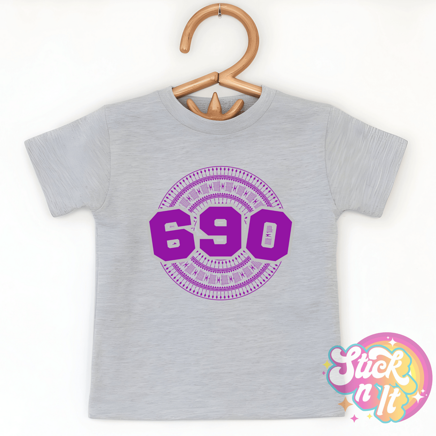 TOKELAU 690 KIDS GREY SHIRT - Stick N It