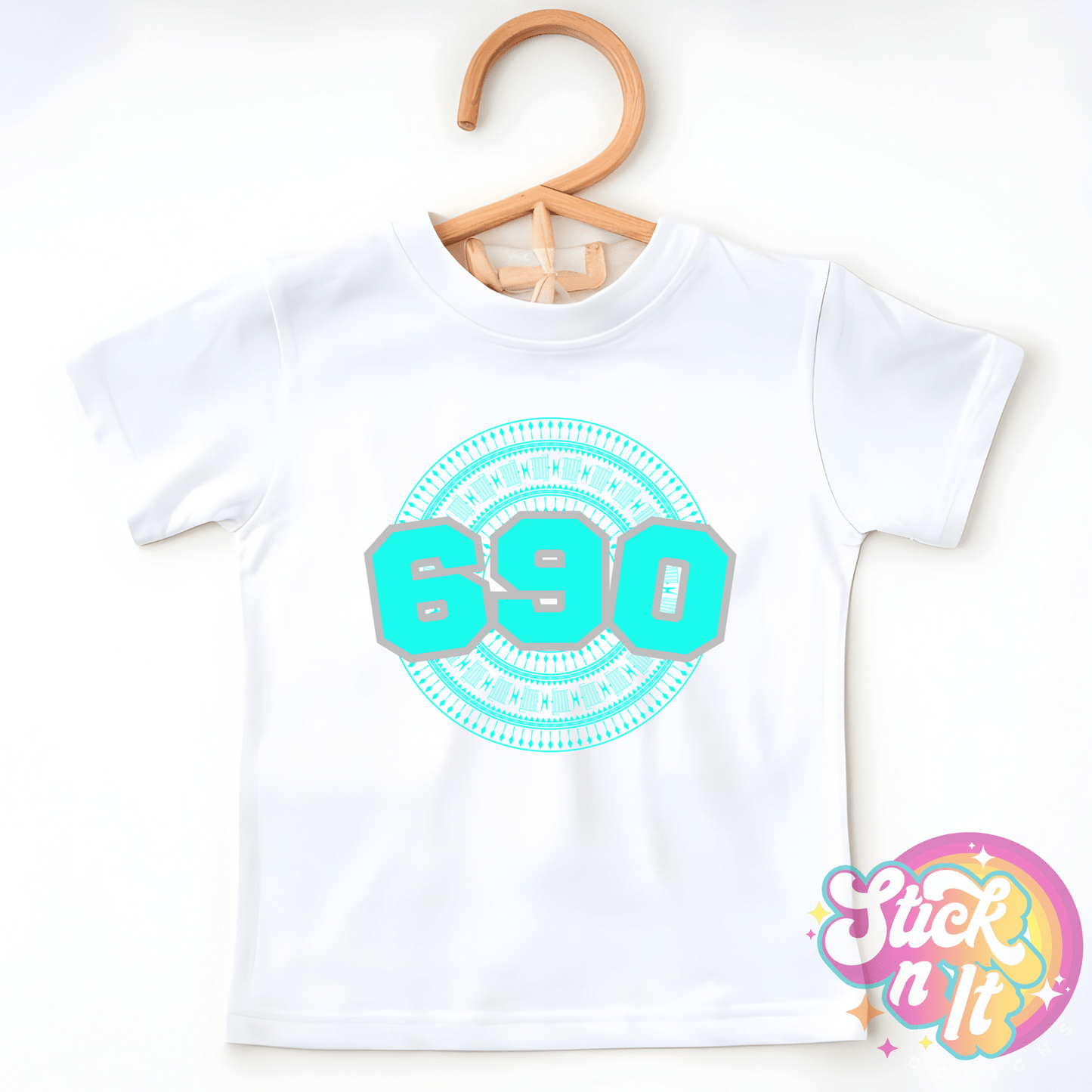 TOKELAU 690 KIDS WHITE SHIRT - Stick N It