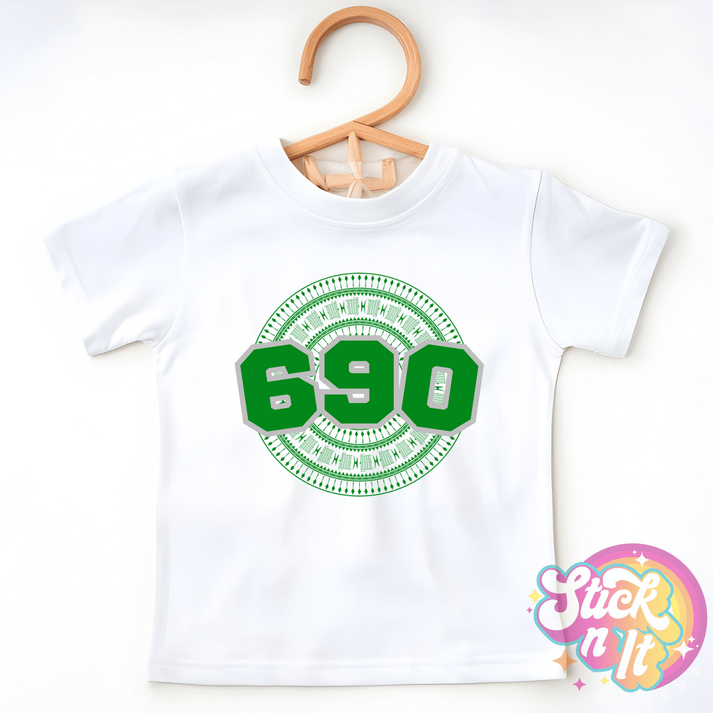 TOKELAU 690 KIDS WHITE SHIRT - Stick N It