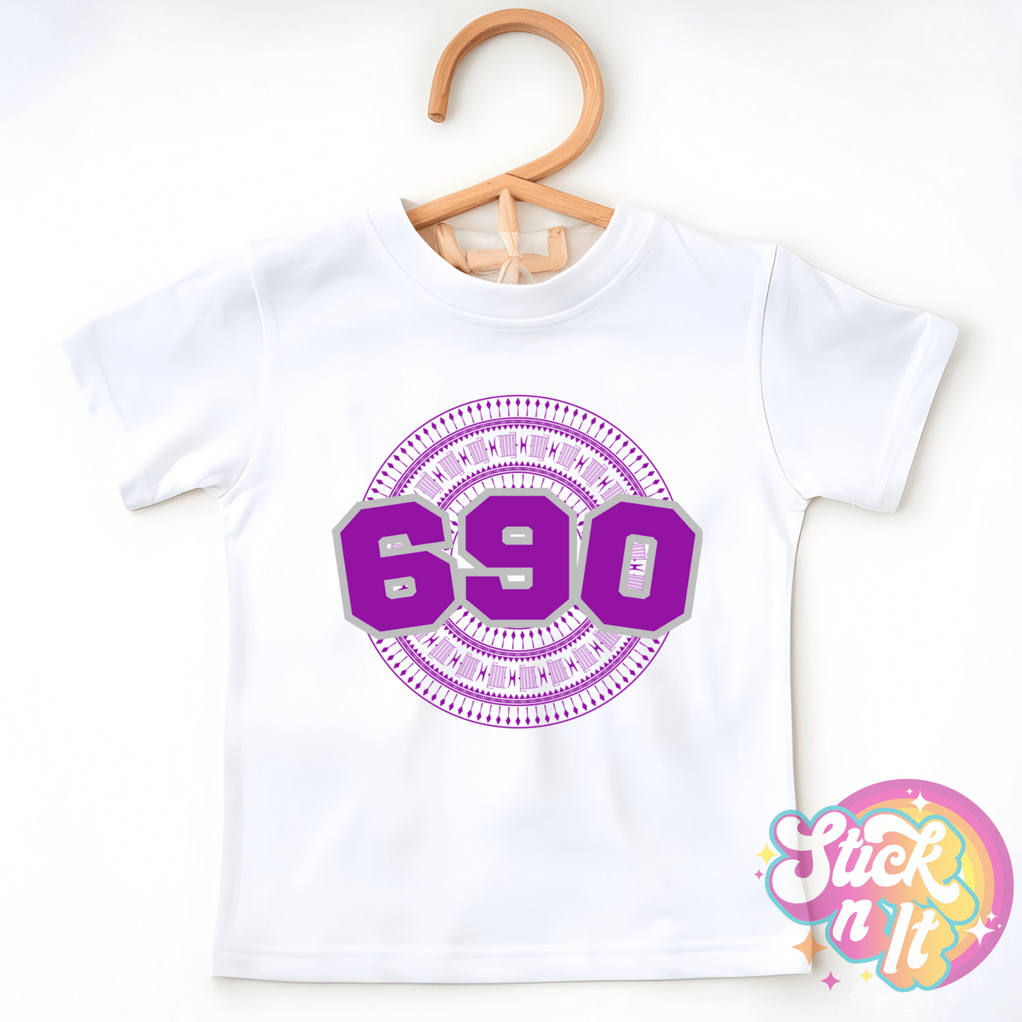 TOKELAU 690 KIDS WHITE SHIRT - Stick N It