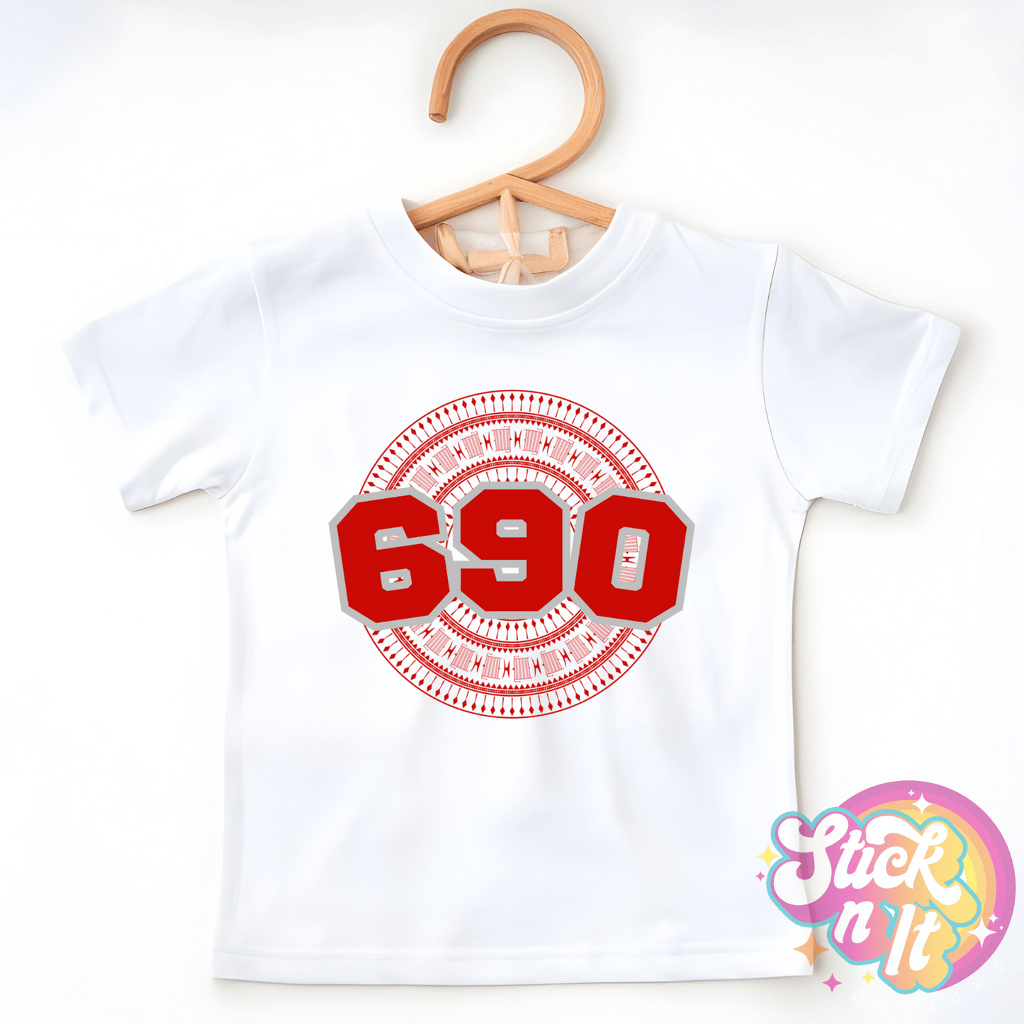 TOKELAU 690 KIDS WHITE SHIRT - Stick N It