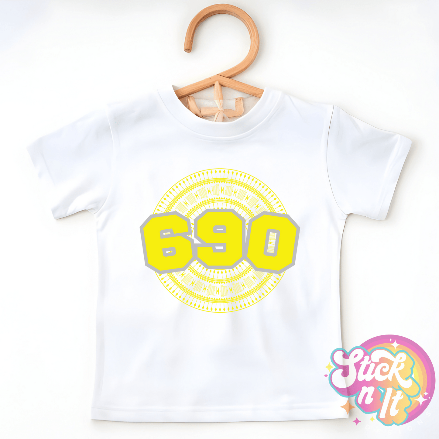 TOKELAU 690 KIDS WHITE SHIRT - Stick N It
