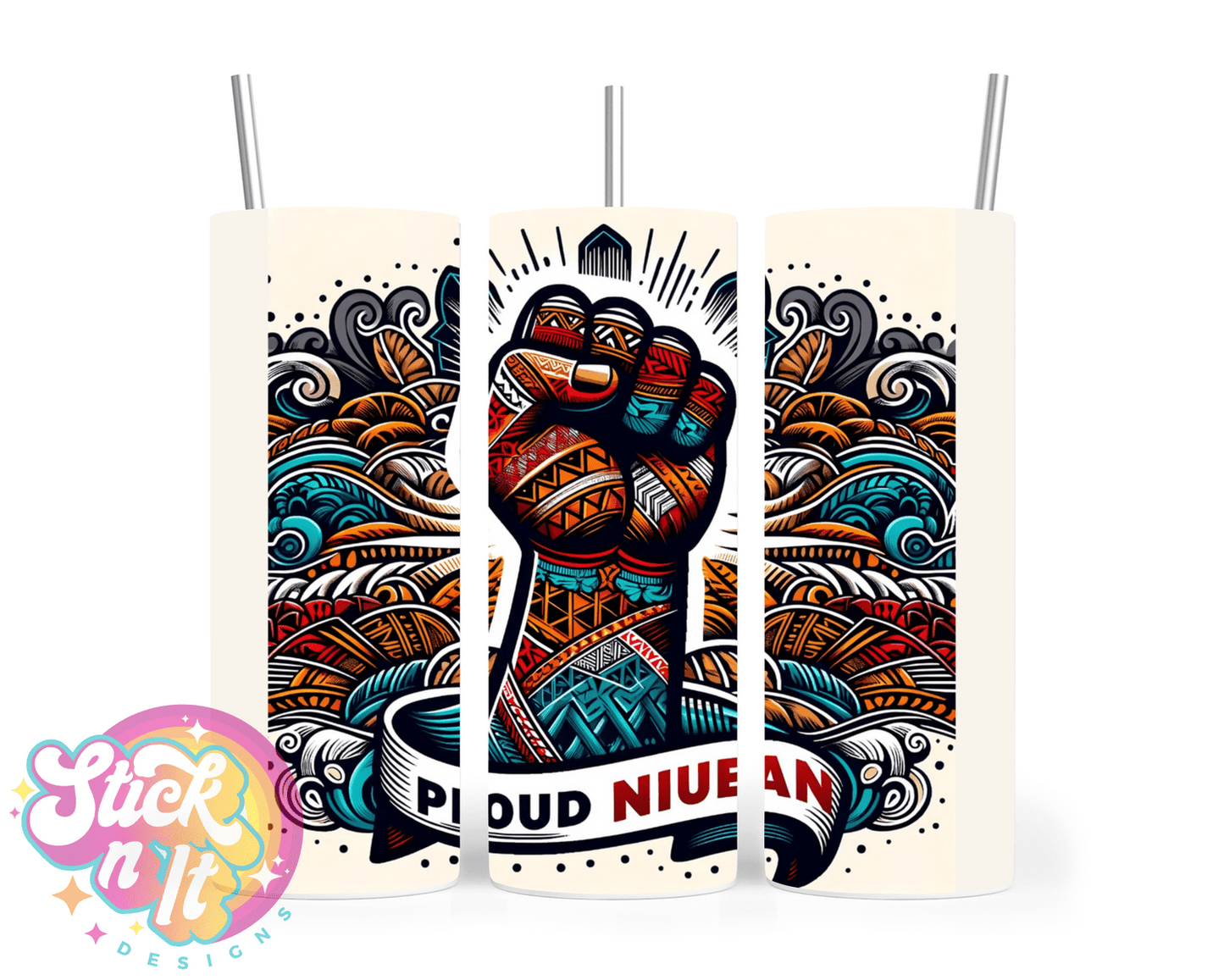 NIUEAN PROUD INSULATED TUMBLER - Stick N It