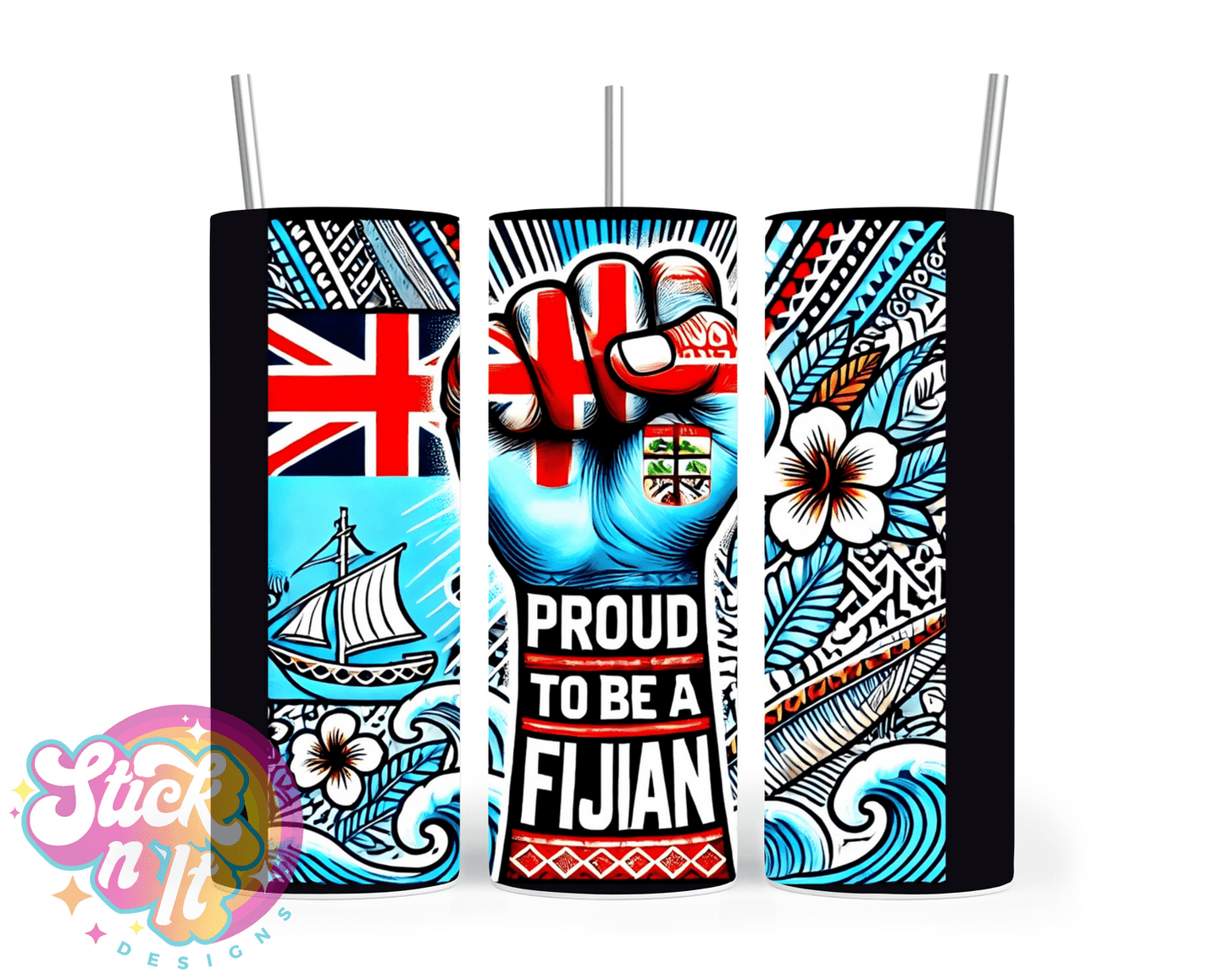 FIJIAN PROUD INSULATED TUMBLER - Stick N It
