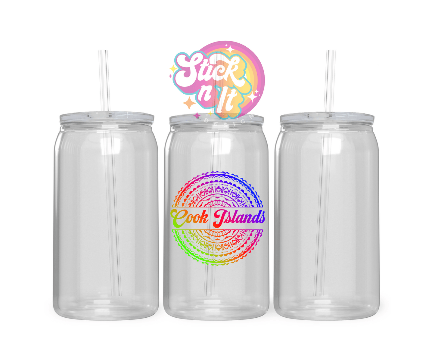 COOK ISLANDS ACRYLIC CUP 6 - Stick N It